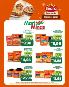Mart Minas ofertas Seara - Pré-Visualização do folheto da loja Mart Minas, válido de 31/07/2026