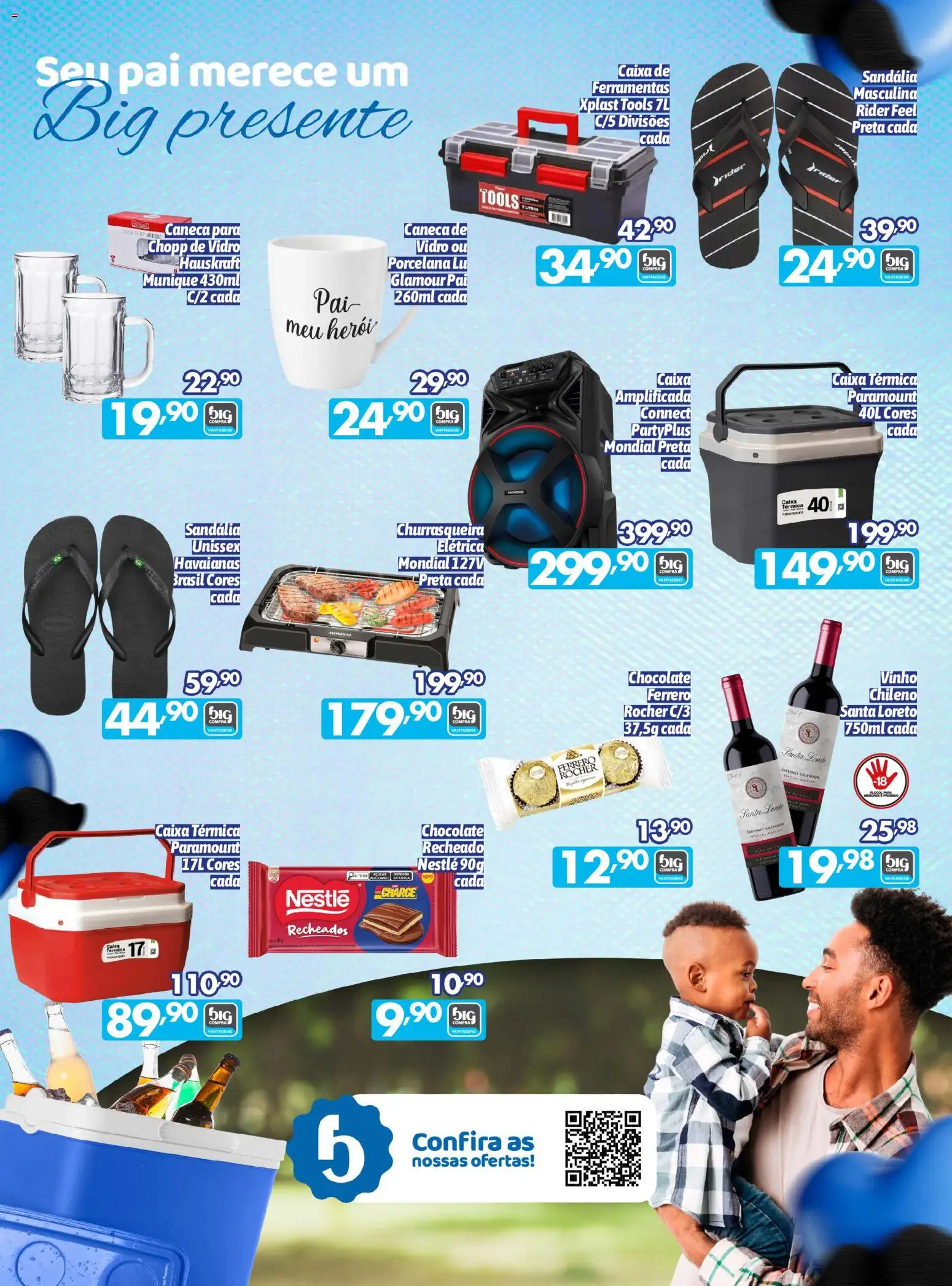 Big Compra Folheto - válido de 03/08/2026 | Página: 10 | Produtos: Caixa, Chocolate, Vinho, Churrasqueira