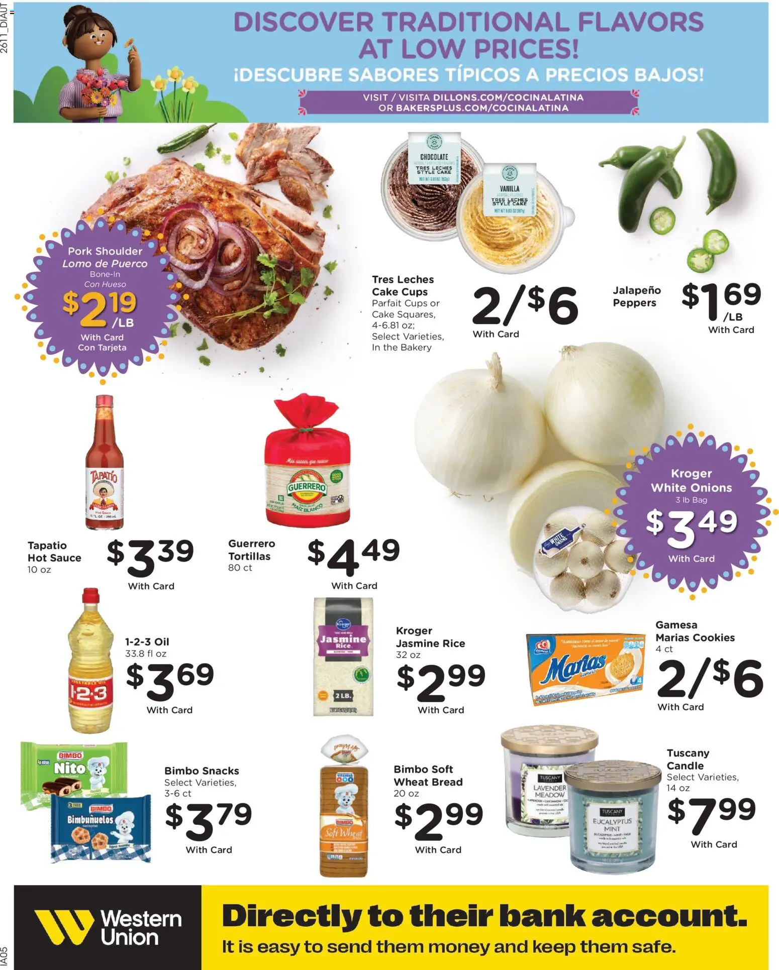 Dillons Weekly Ad - valid from 15.04.2026 | Page: 12 | Products: Oil, Pork, Rice, Bag