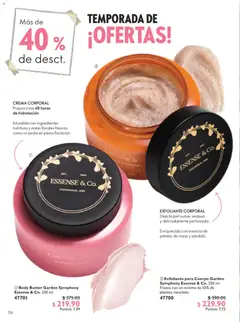 Vista previa de Oriflame campaña 10 2026, nuevo folleto de la tienda, válido en México a partir del 11/07/2026 | Página: 126 | Productos: Crema, Frasco, Exfoliante corporal, Body