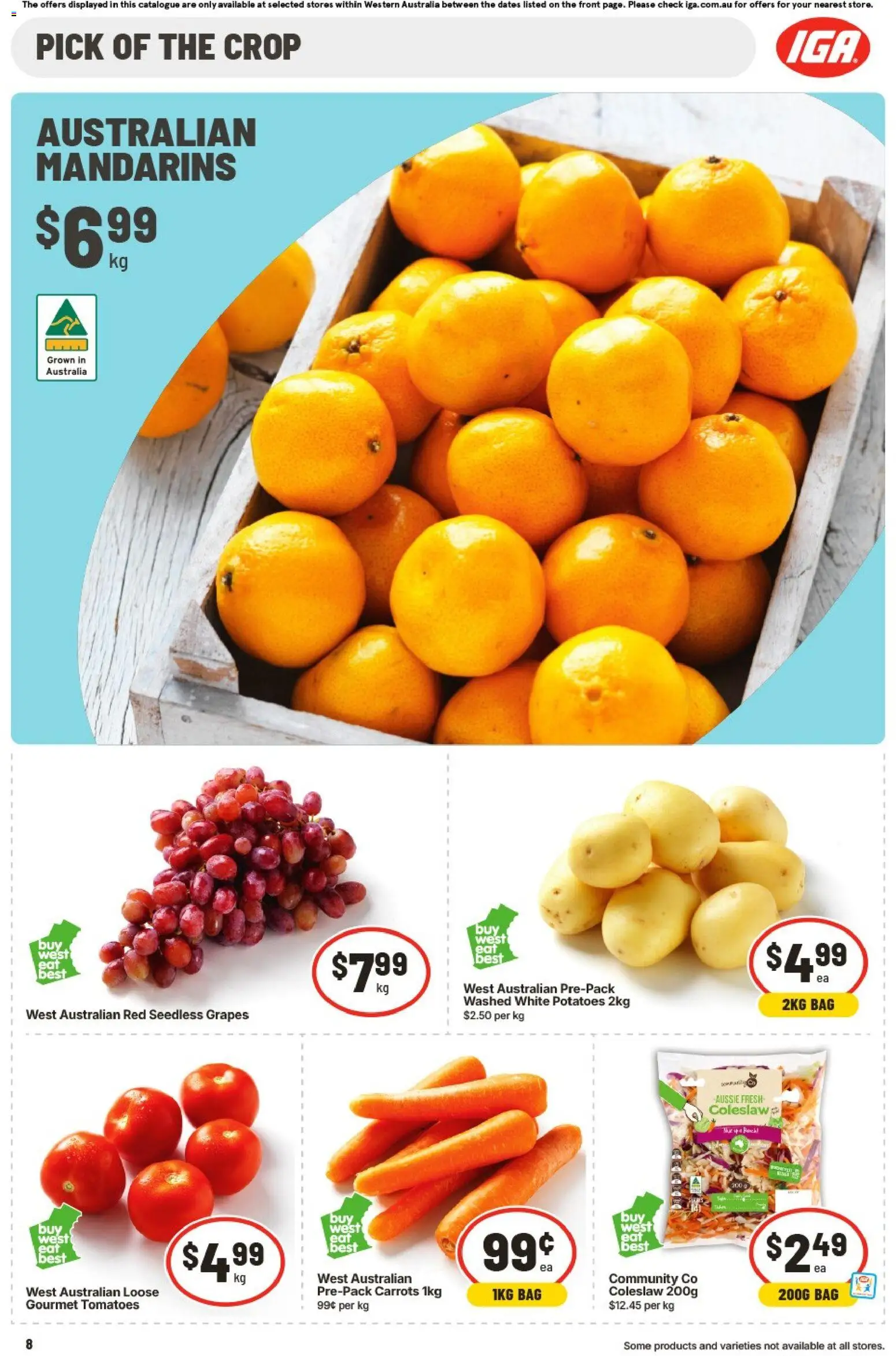 IGA catalogue - valid from 15.04.2026 | Page: 8 | Products: Chicken, Chips, Salt, Vinegar