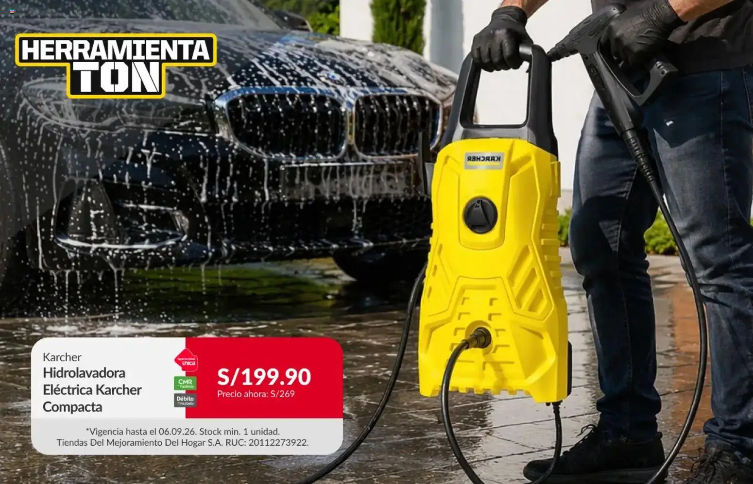 Catálogo Sodimac válido desde 31/08/2026 | Página: 8 | Productos: Herramienta, Hidrolavadora