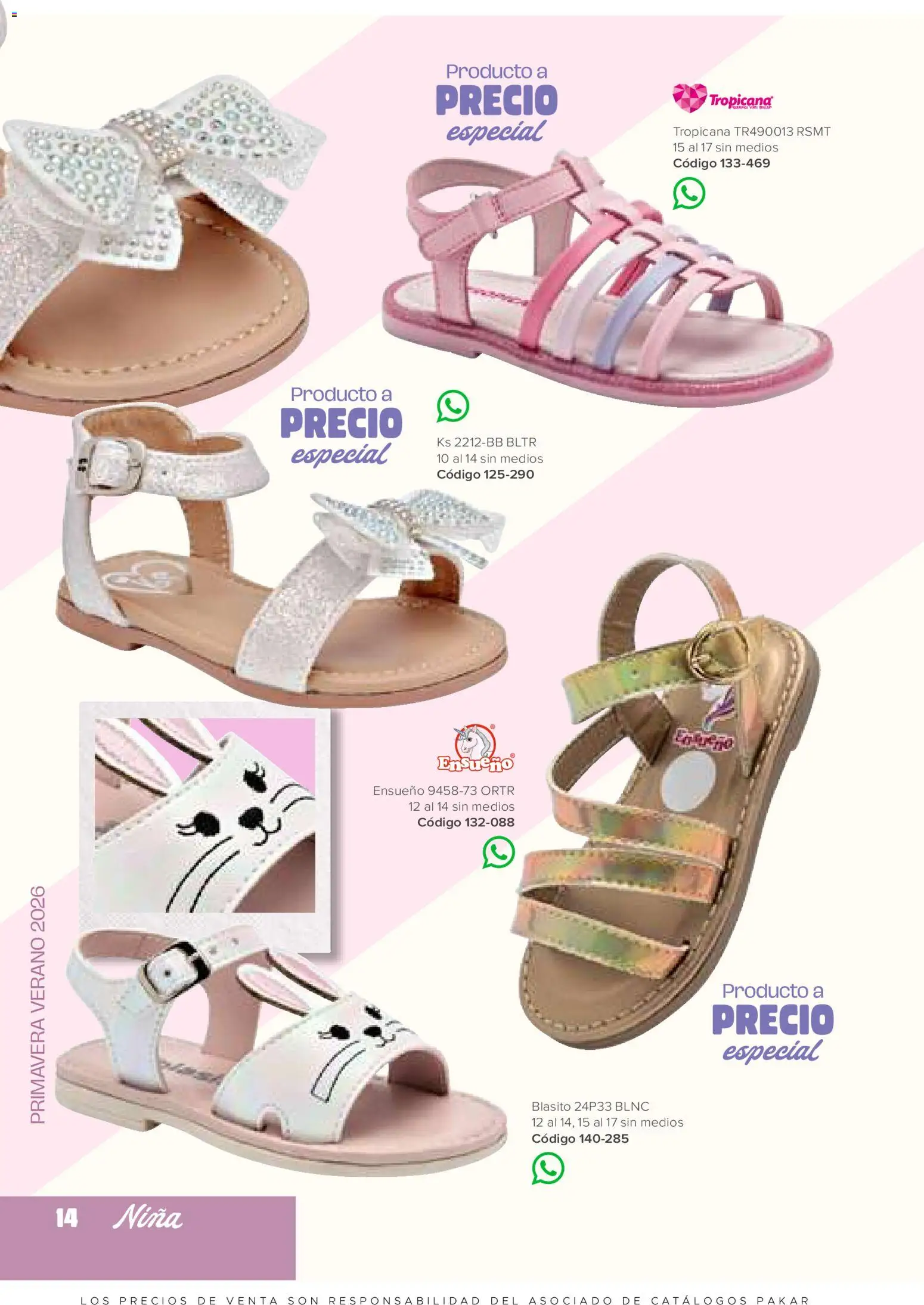 Nuevas ofertas de SC Pakar válidas en toda la República Mexicana desde el 30.01.2026. ¡Encuentra las mejores ofertas en SC Pakar catálogo Niña! | Página: 14