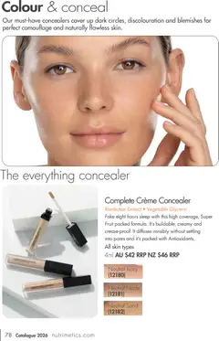 Preview of Nutrimetics Catalogue 2026 - valid from 01/01/2026 | Page: 78 | Products: Concealer