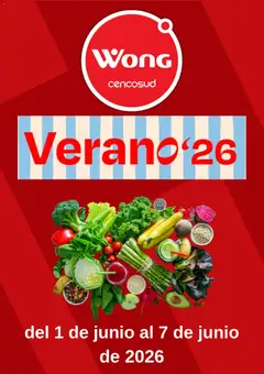 Vista previa de folleto Wong catálogo de la Wong válido desde 01.06.2026