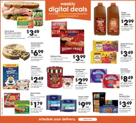 Preview of Kroger weekly ads valid from 09/30/2026 | Page: 2 | Products: Honey, Yogurt, Cream, Flakes