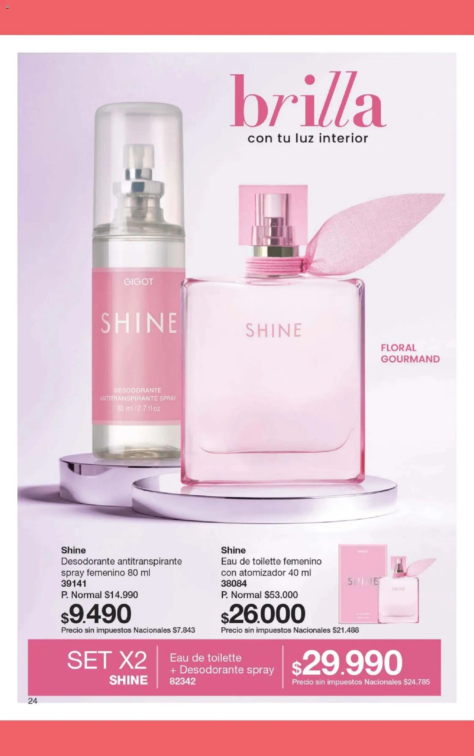Gigot catálogo 11 │ válido desde el 01/07/2026 | Página: 30 | Productos: Eau de toilette, Desodorante, Antitranspirante