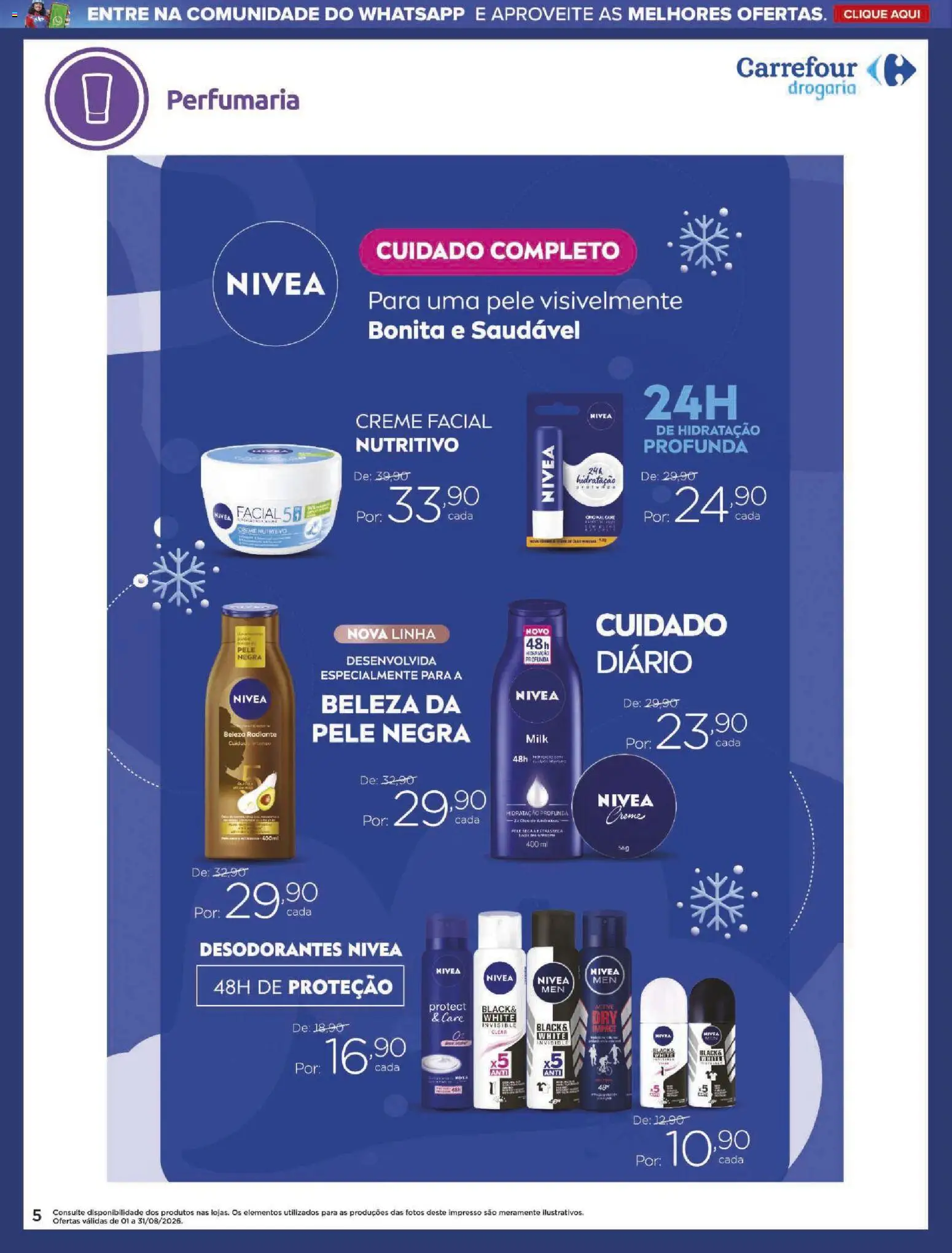 Carrefour Folheto - válido de 01/08/2026 | Página: 5 | Produtos: Creme