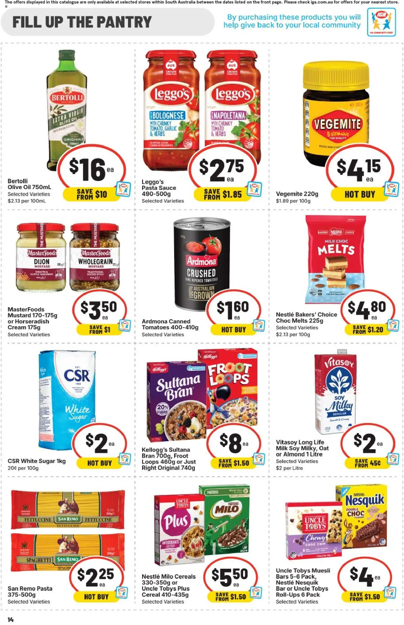 IGA catalogue - valid from 10.06.2026 | Page: 11 | Products: Oil, Sugar, Garlic, Vegemite