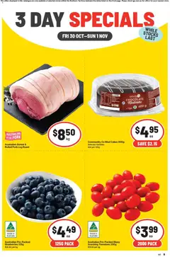 Preview of IGA 3 Day Specials NT - valid from 30/10/2026