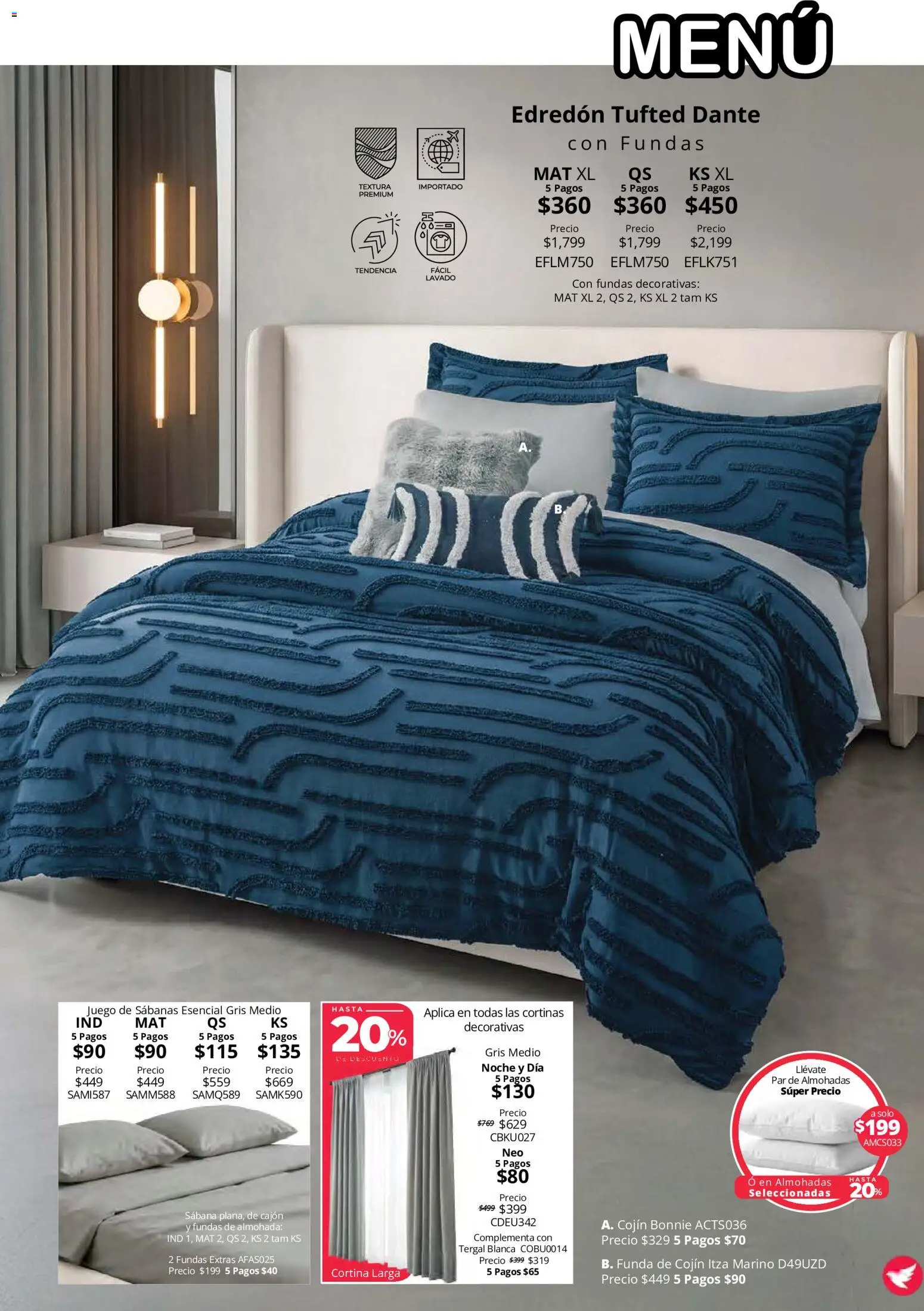 Nuevas ofertas de Colchas Concord válidas en toda la República Mexicana desde el 15/10/2026. ¡Encuentra las mejores ofertas en Colchas Concord catálogo! | Página: 33