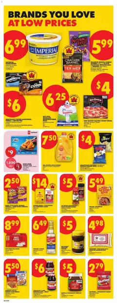 Preview of No Frills weekly flyer / circulaire from shop No Frills valid from Jul 2, 2026 | Page: 6 | Products: Cookies, Milk, Cheese, Pizza