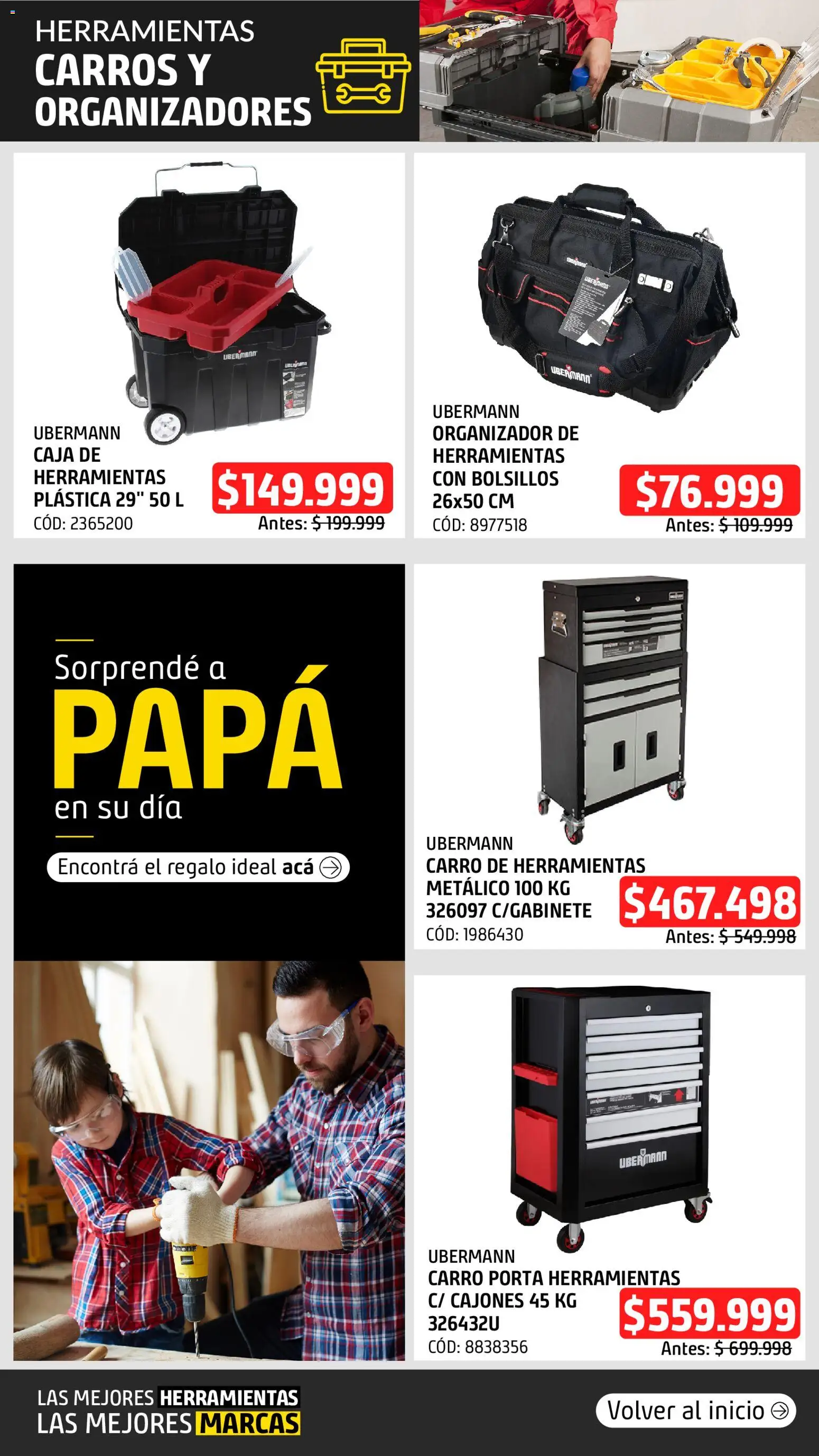 Sodimac catálogo │ válido desde el 16.06.2026 | Página: 9 | Productos: Organizador, Caja de herramientas, Caja, Papa