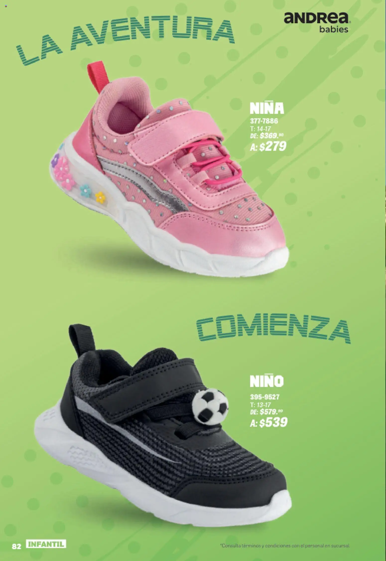 Nuevas ofertas de Andrea válidas en toda la República Mexicana desde el 19/07/2026. ¡Encuentra las mejores ofertas en Andrea catálogo Sports Week! | Página: 82