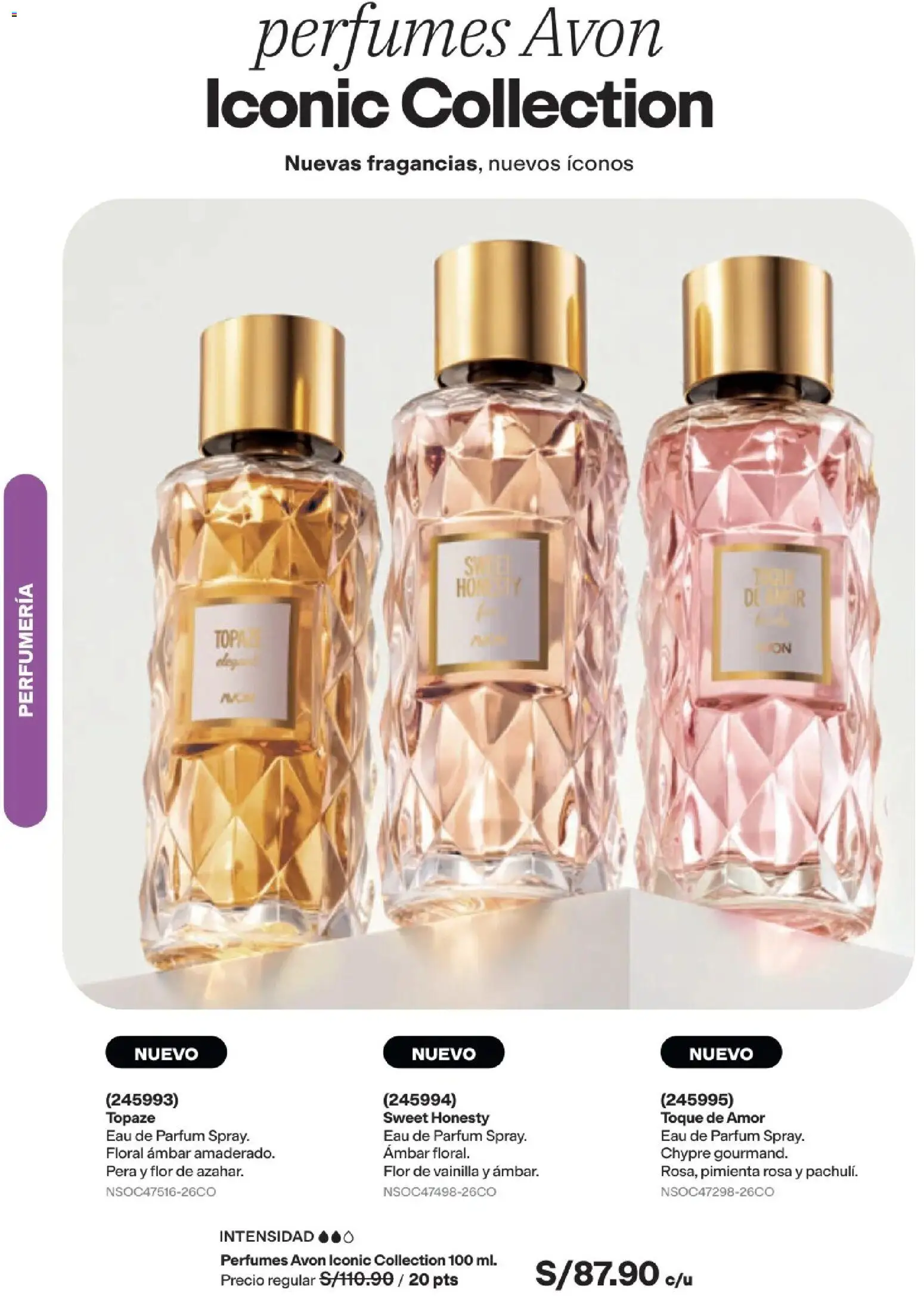 Catálogo Avon válido desde 29/08/2026 | Página: 75 | Productos: Perfumes, Vainilla