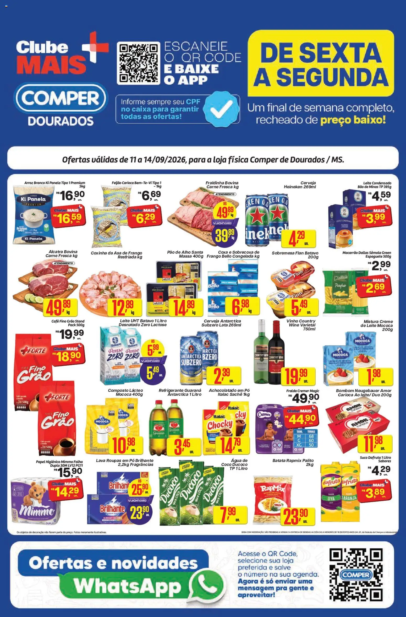 Comper Folheto - válido de 11/09/2026 | Página: 1 | Produtos: Coco, Pó, Decoração, Panela