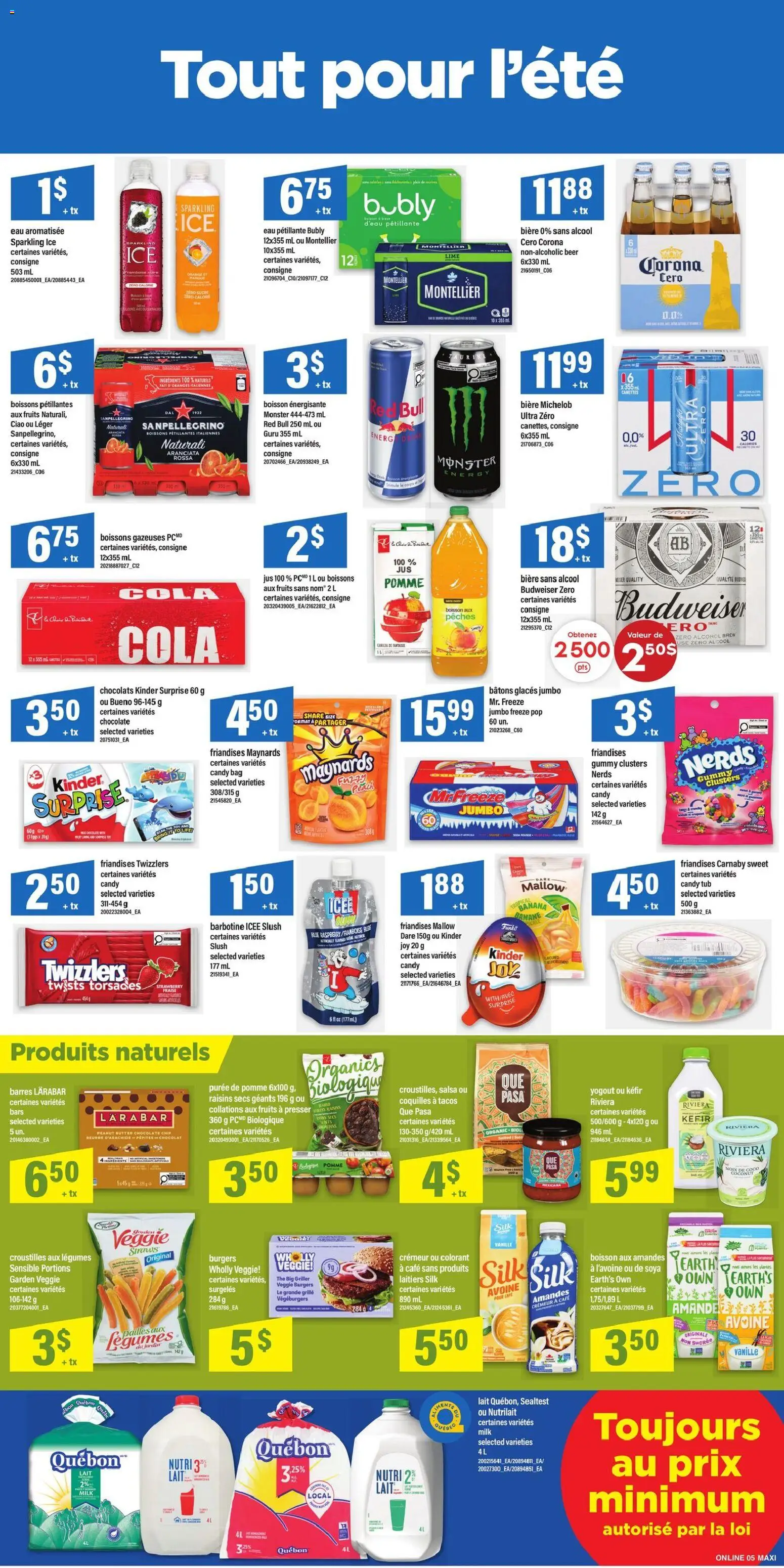 Maxi flyer valid from Jun 25, 2026 | Page: 8 | Products: Milk, Butter, Chocolate, Beer