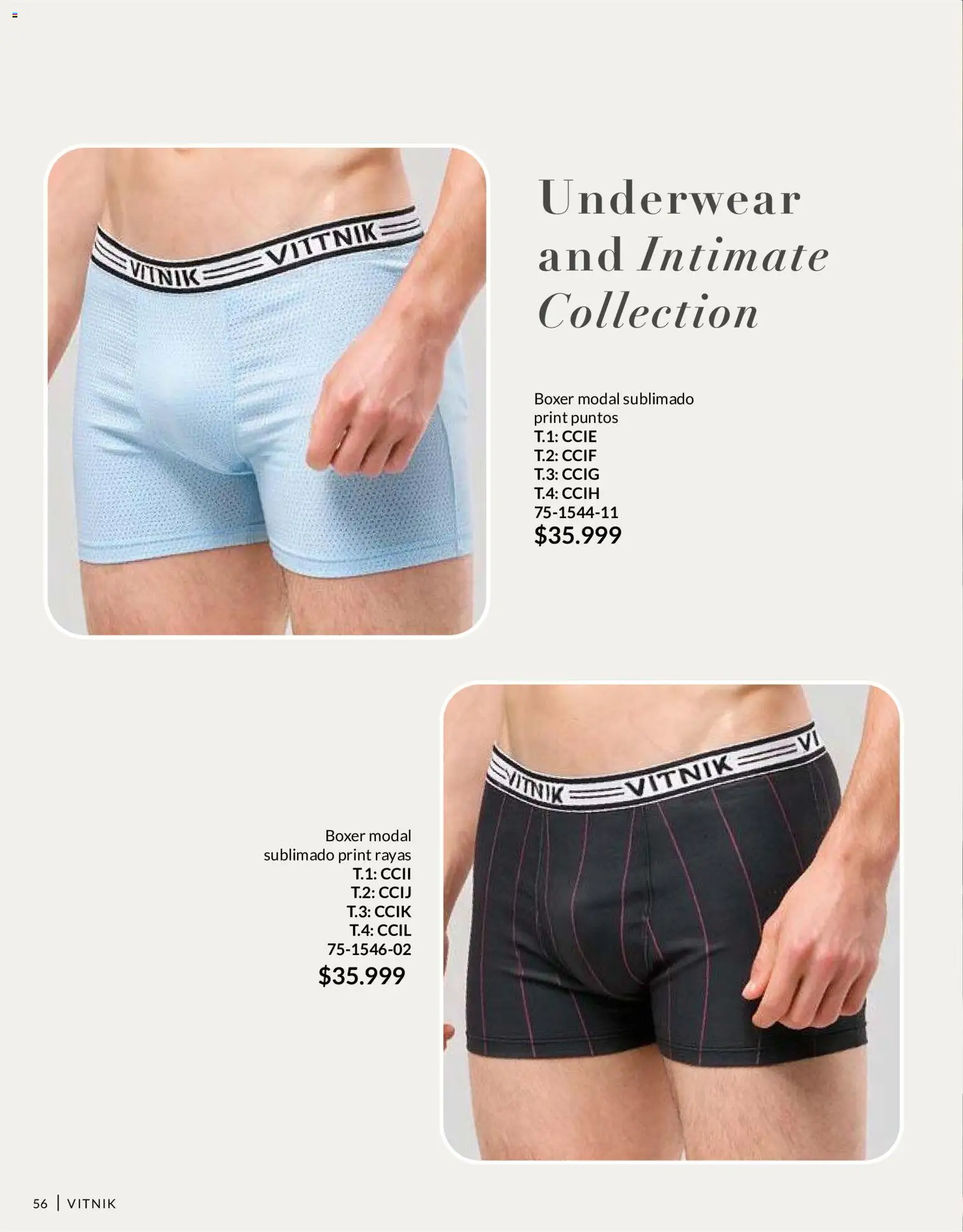 Vitnik - Underwear & Complements │ válido desde el 01/09/2026 | Página: 56