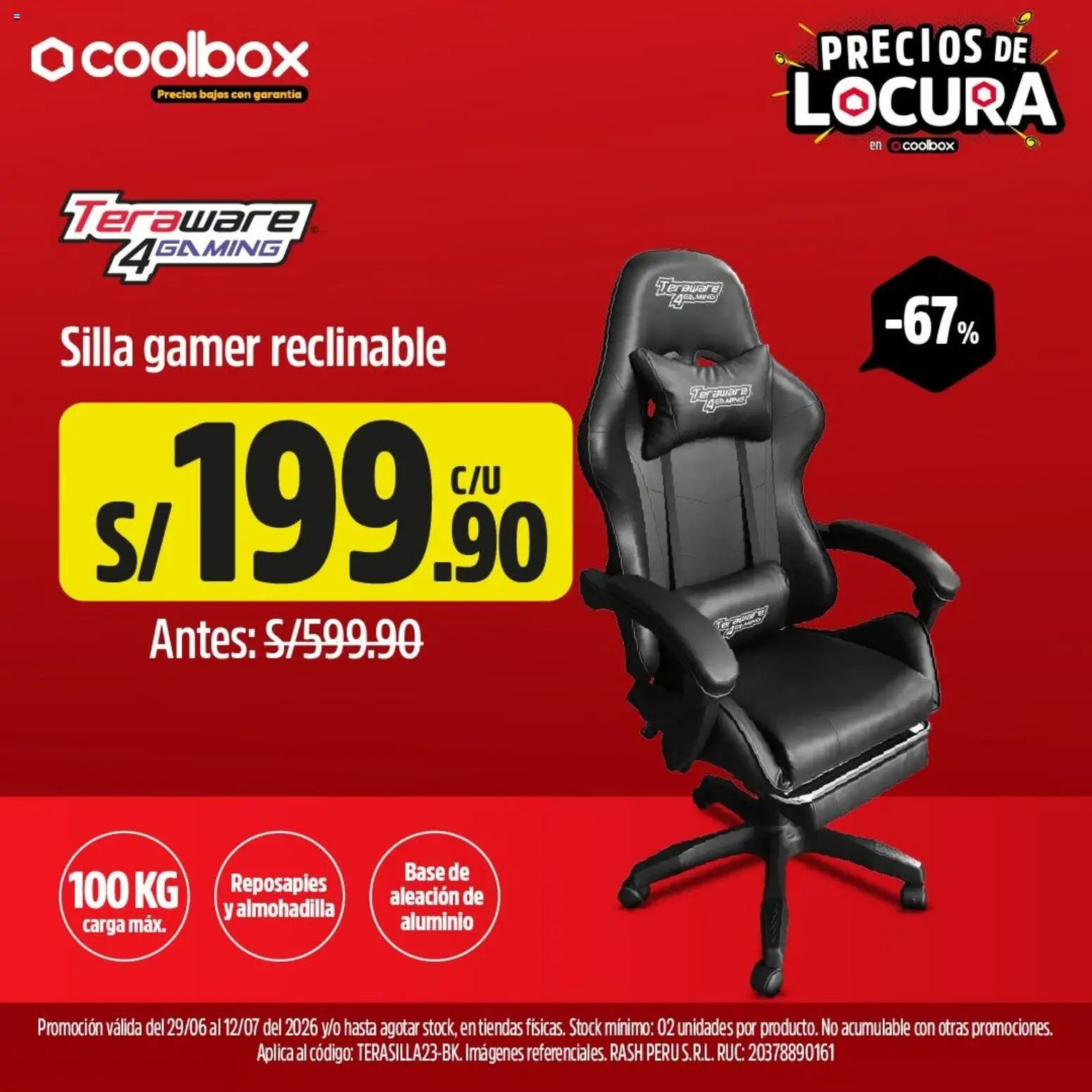 Catálogo Coolbox válido desde 29/06/2026 | Página: 2 | Productos: Silla