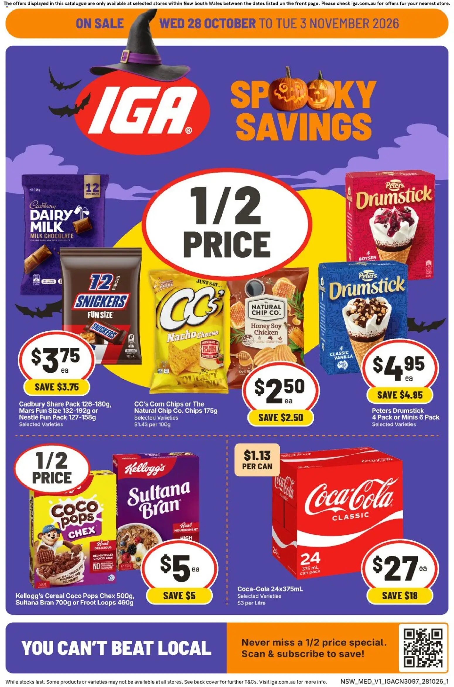 IGA catalogue - valid from 28/10/2026 | Page: 1
