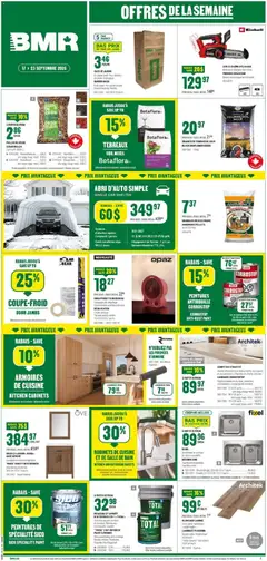 Preview of BMR weekly flyer / circulaire from shop BMR valid from Sep 17, 2026