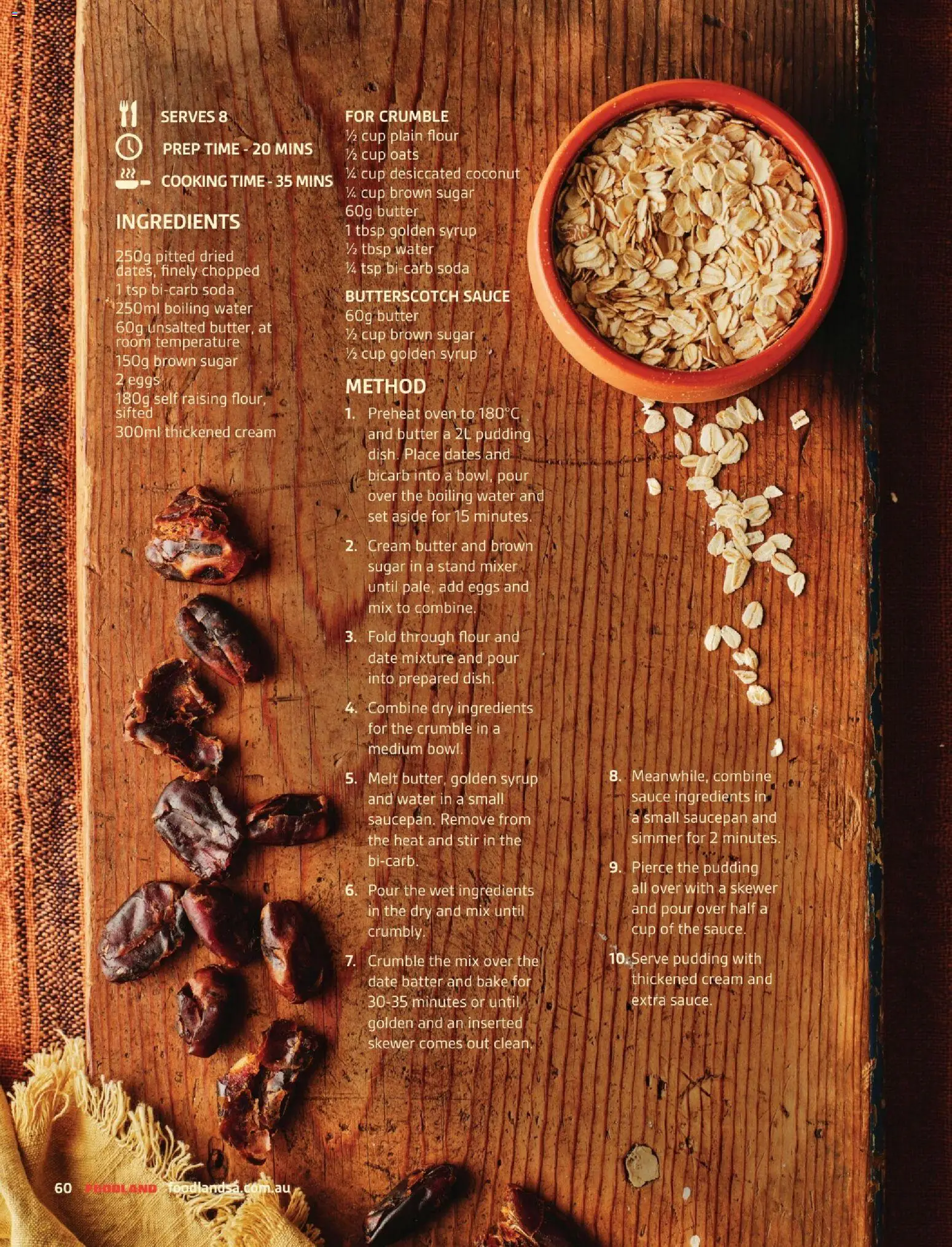Foodland catalogue - valid from 06.03.2026 | Page: 60 | Products: Butter, Flour, Oats, Cream