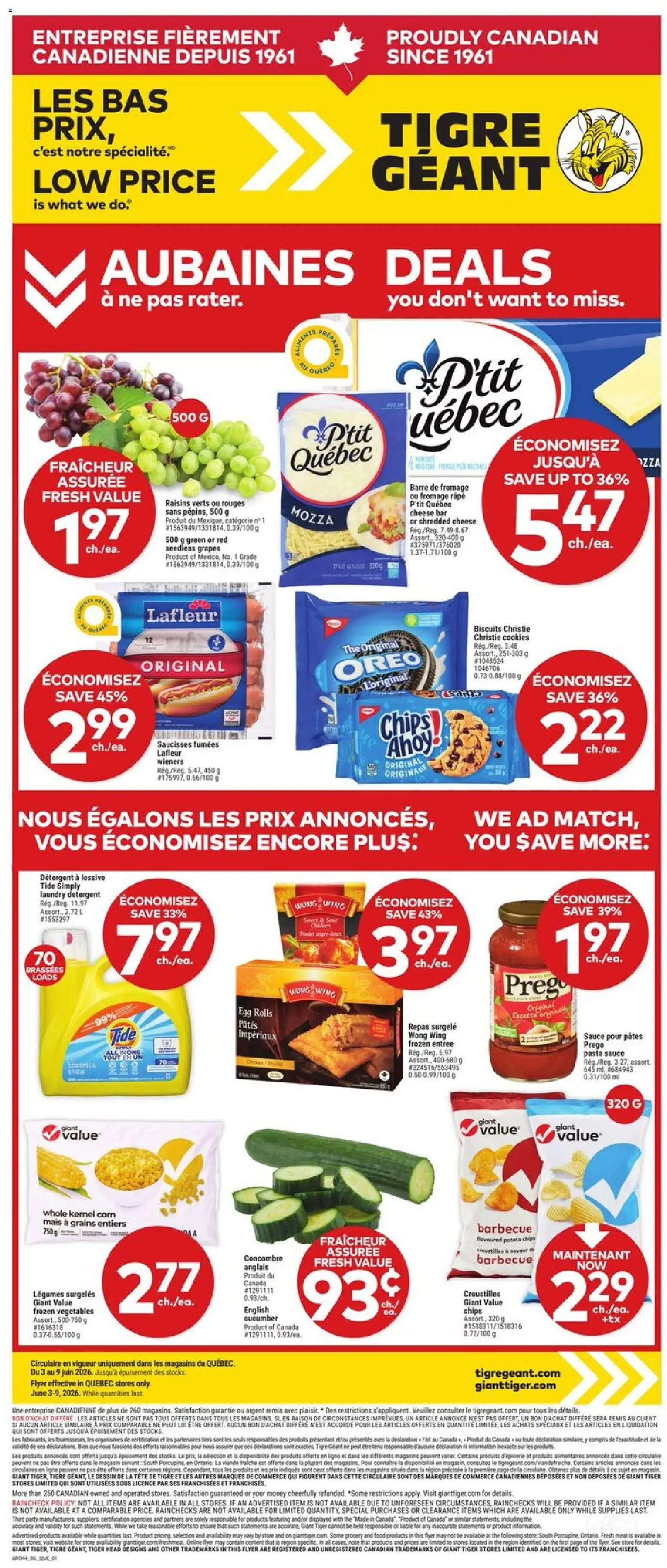 Giant Tiger flyer valid from 03.06.2026 | Page: 1