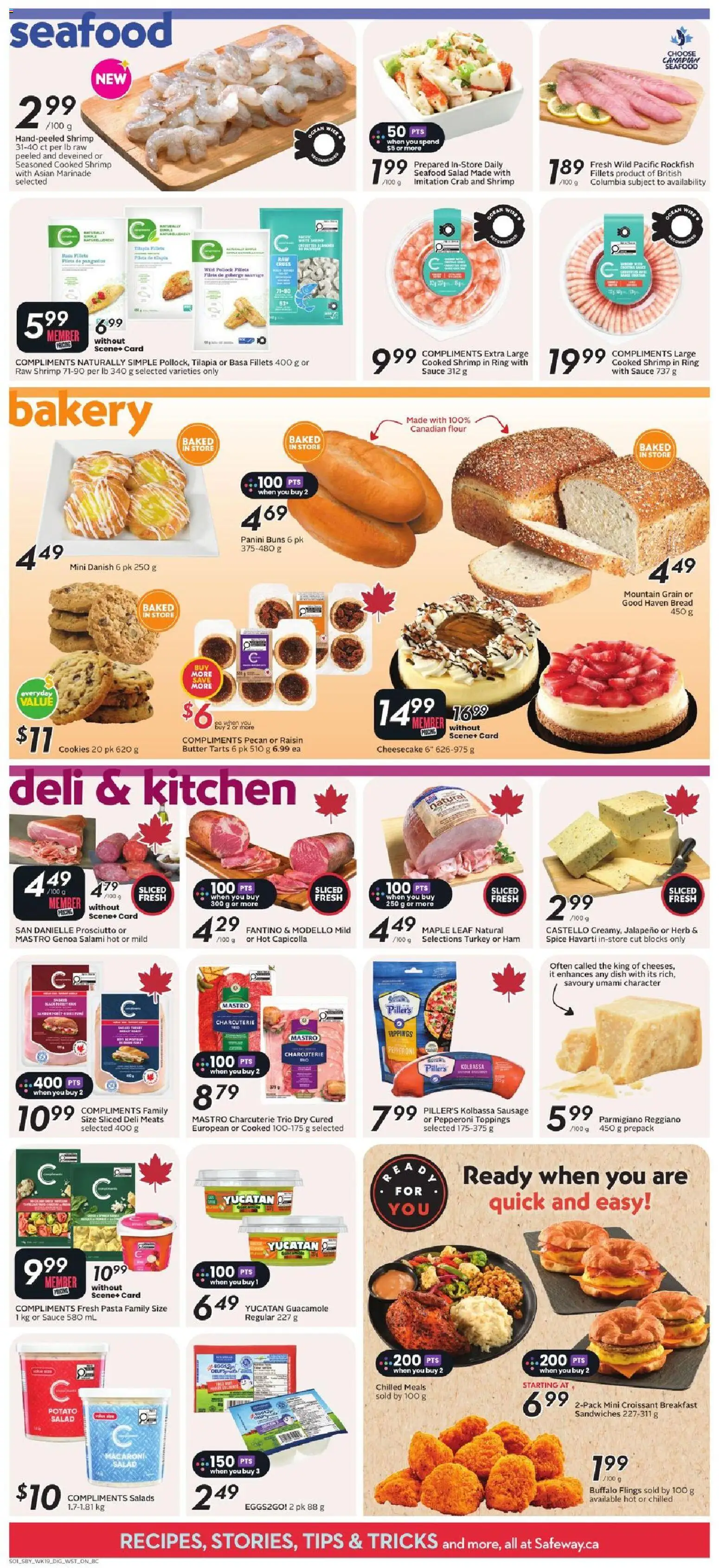 Safeway flyer valid from Sep 3, 2026 | Page: 11 | Products: Croissant, Butter, Bread, Ham