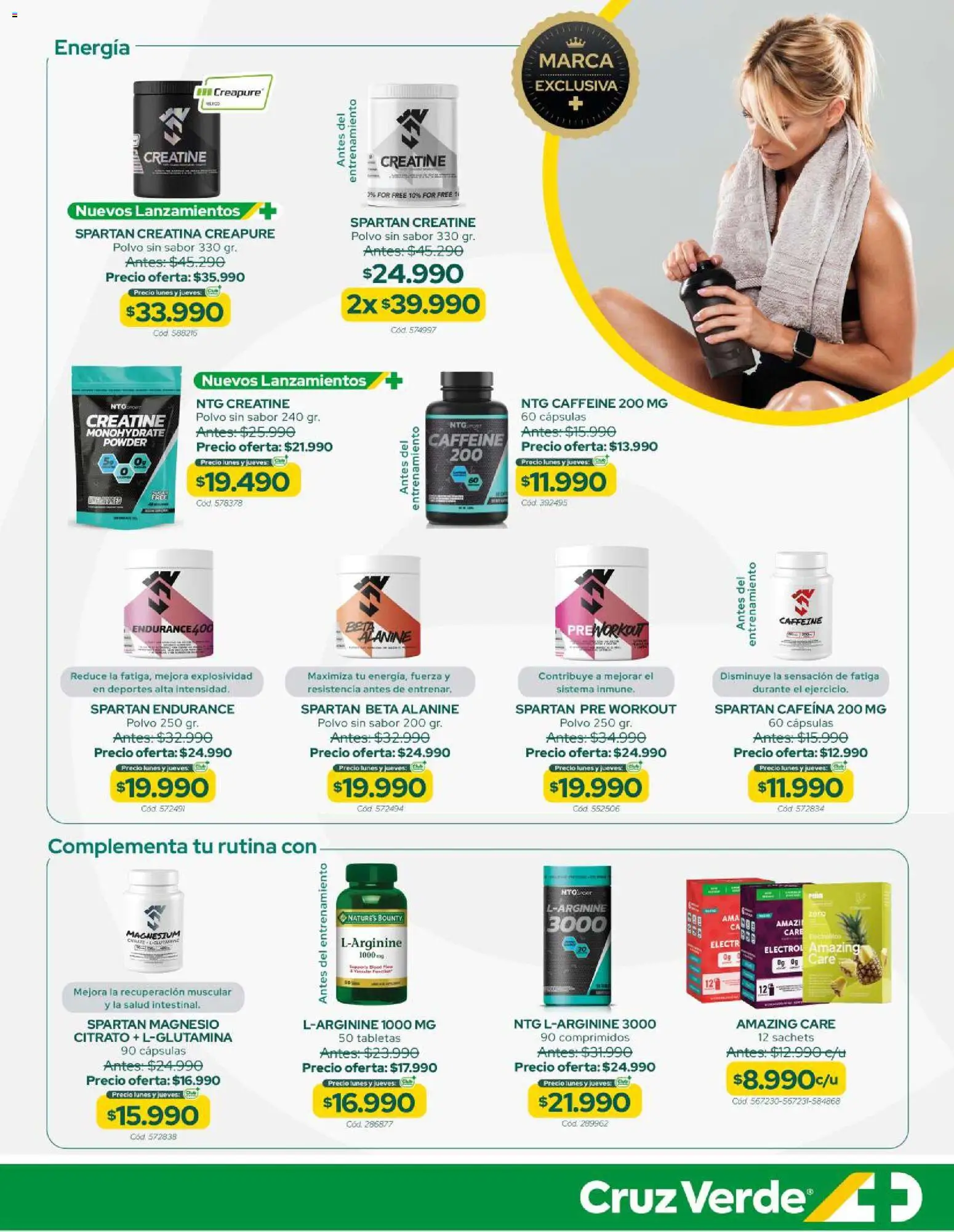 Cruz Verde - Nutrición Deportiva │ válido desde el 31.07.2026 | Página: 3 | Productos: Polvo