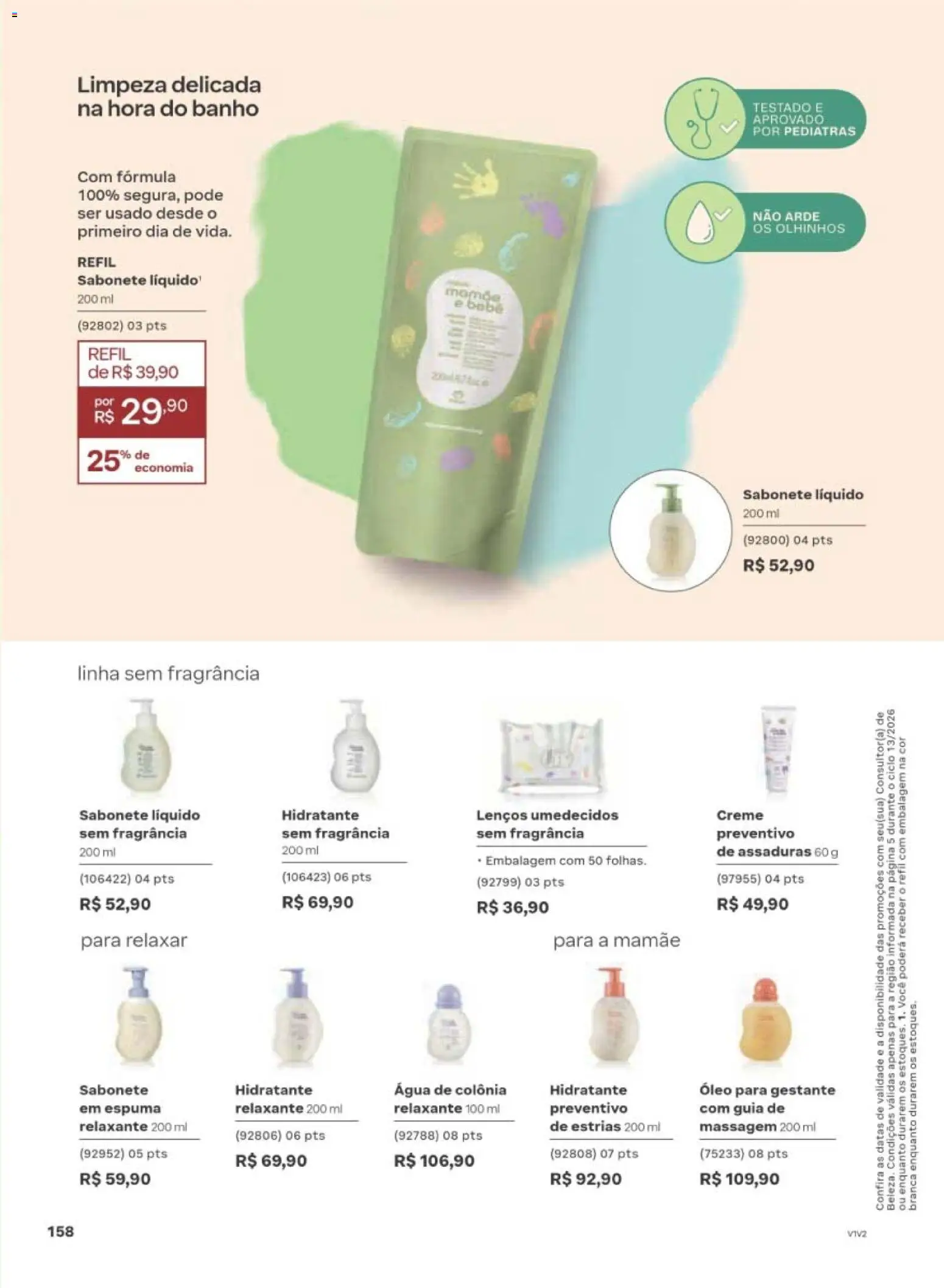 Natura Folheto - válido de 10/08/2026 | Página: 163 | Produtos: Fragrância, Óleo, Creme, Sabonete