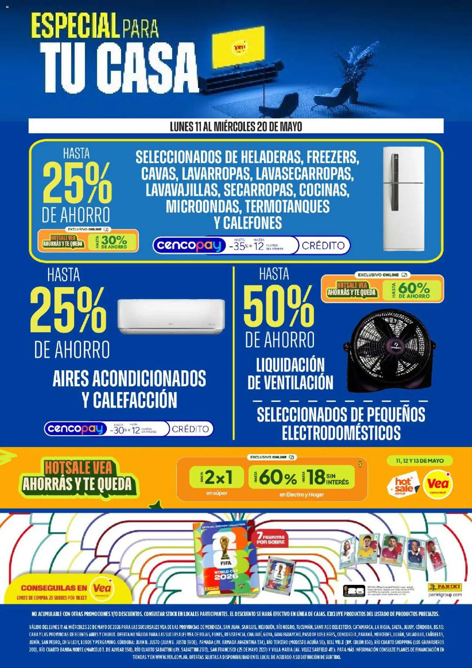 Vea - Ofertas especial para tu casa │ válido desde el 11.05.2026 | Página: 1 | Productos: Sobre, Té