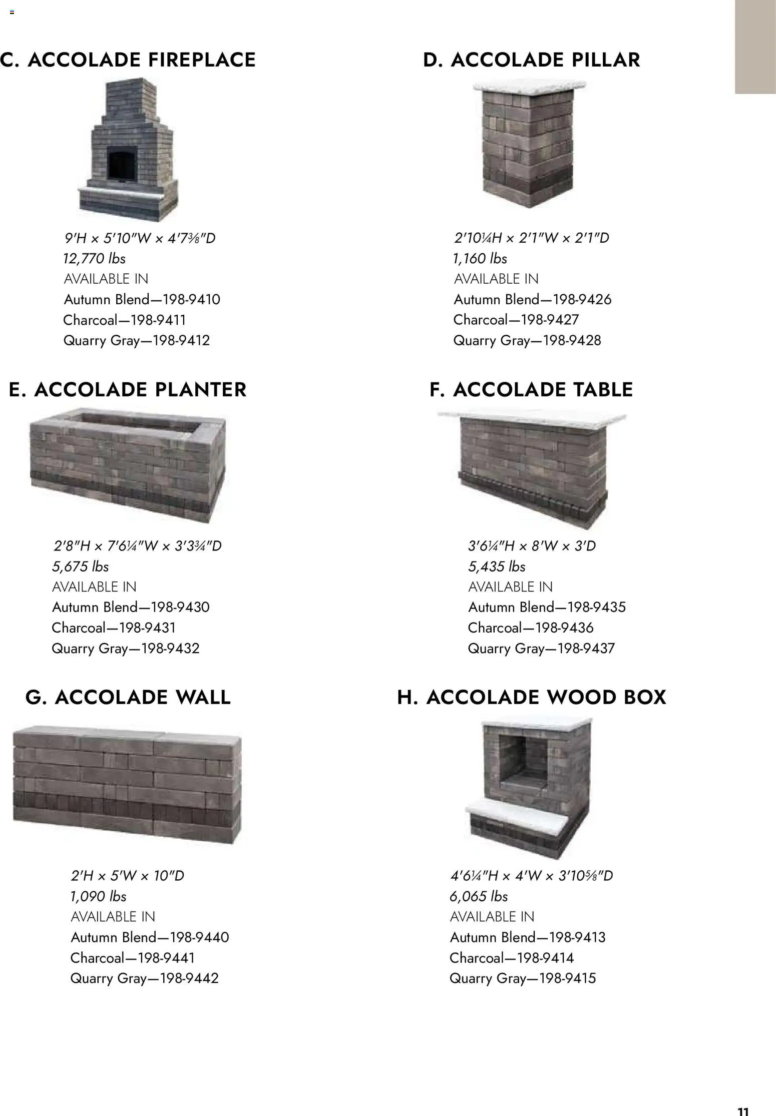 Menards Outdoor Catalog - valid from 02.04.2026 | Page: 11 | Products: Table, Box