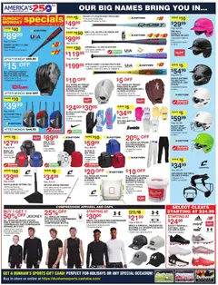 Preview of Dunham's Sports weekly ads valid from 16.05.2026 | Page: 9 | Products: Hat, Gloves, Player, Game
