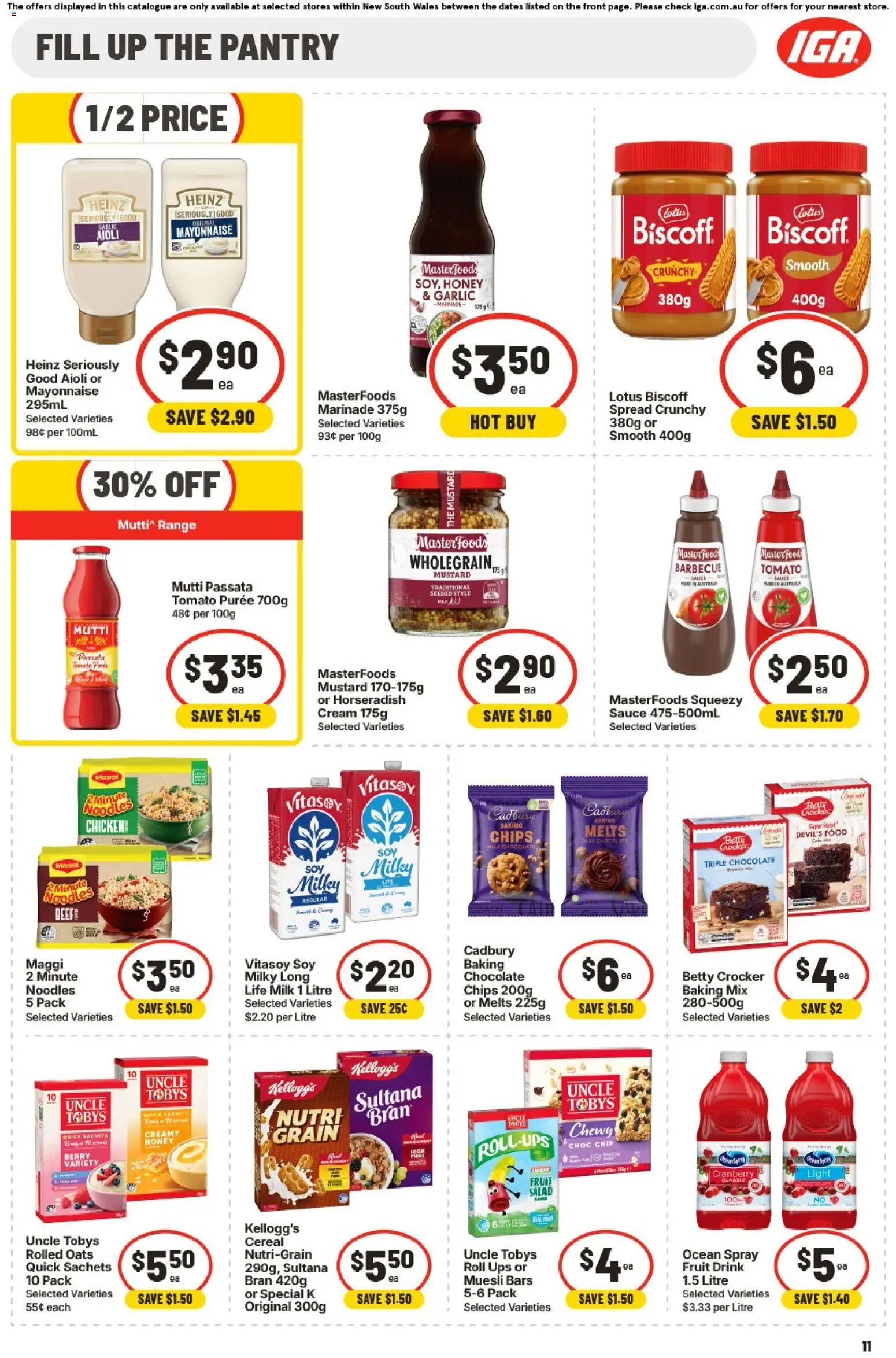 IGA catalogue - valid from 02/09/2026 | Page: 11 | Products: Food, Chicken, Cream, Lotus