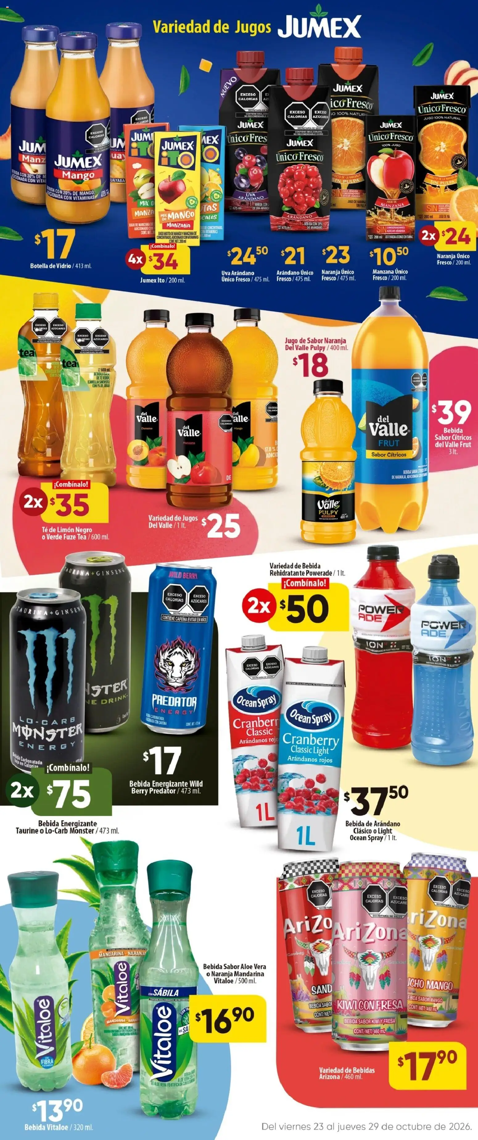Nuevas ofertas de Calimax válidas en toda la República Mexicana desde el 23/10/2026. ¡Encuentra las mejores ofertas en Calimax folleto Mexicali y SLRC! | Página: 5
