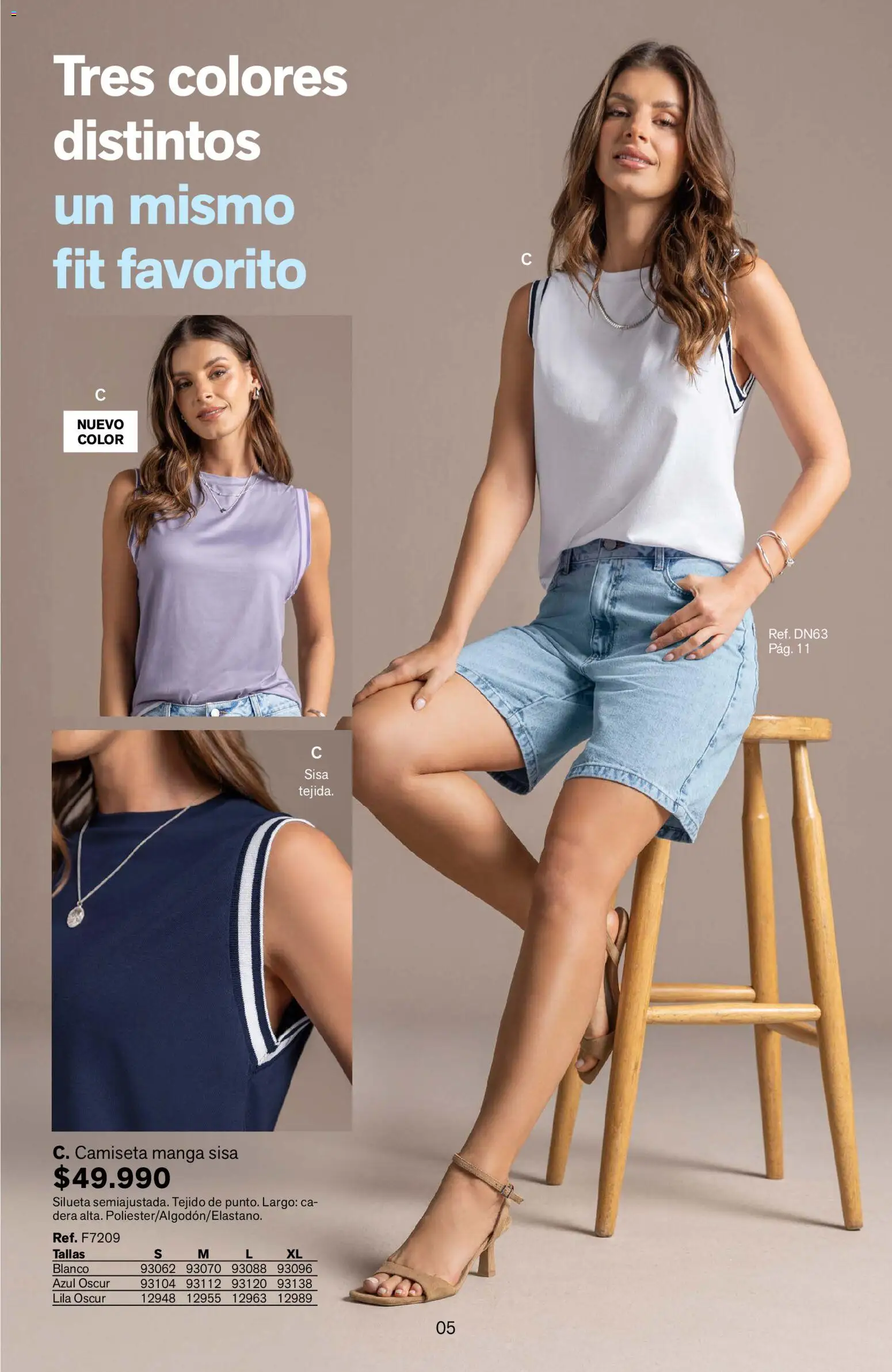 Leonisa revista - valida desde el 15/07/2026 | Página: 5 | Productos: Camiseta, Camiseta manga sisa
