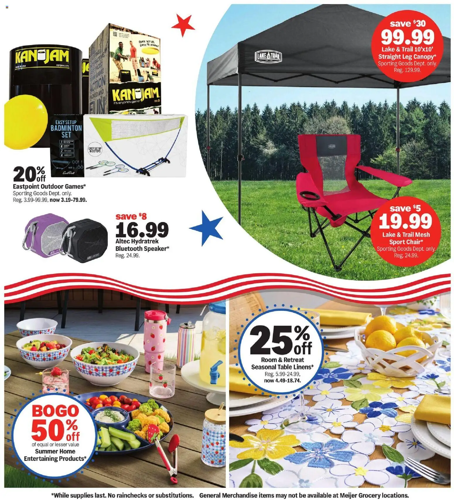 Meijer Ad - valid from 07/01/2026 | Page: 4 | Products: Table, Game
