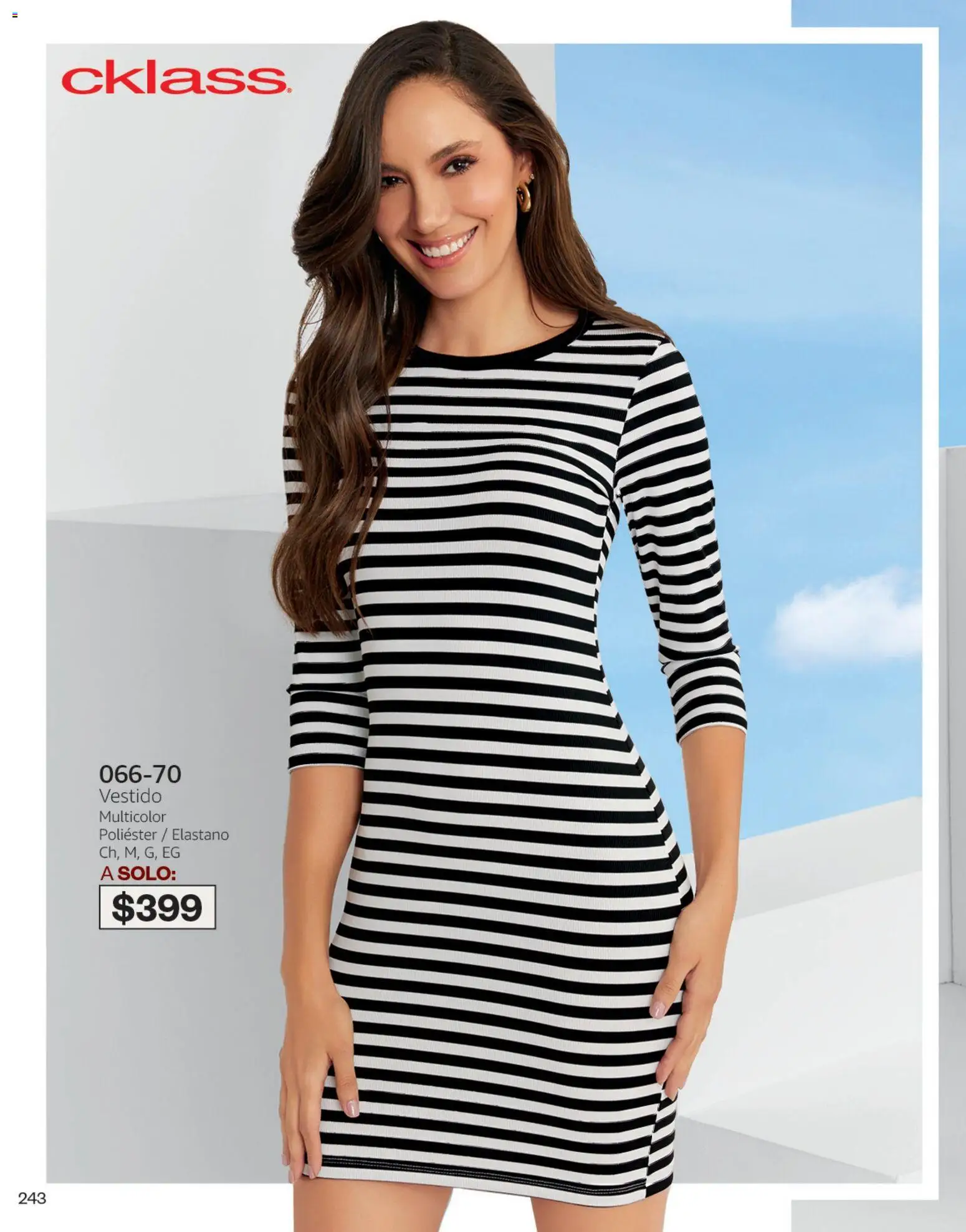 Nuevas ofertas de Cklass válidas en toda la República Mexicana desde el 08/07/2026. ¡Encuentra las mejores ofertas en Cklass catálogo Otoño Invierno! | Página: 246 | Productos: Vestido