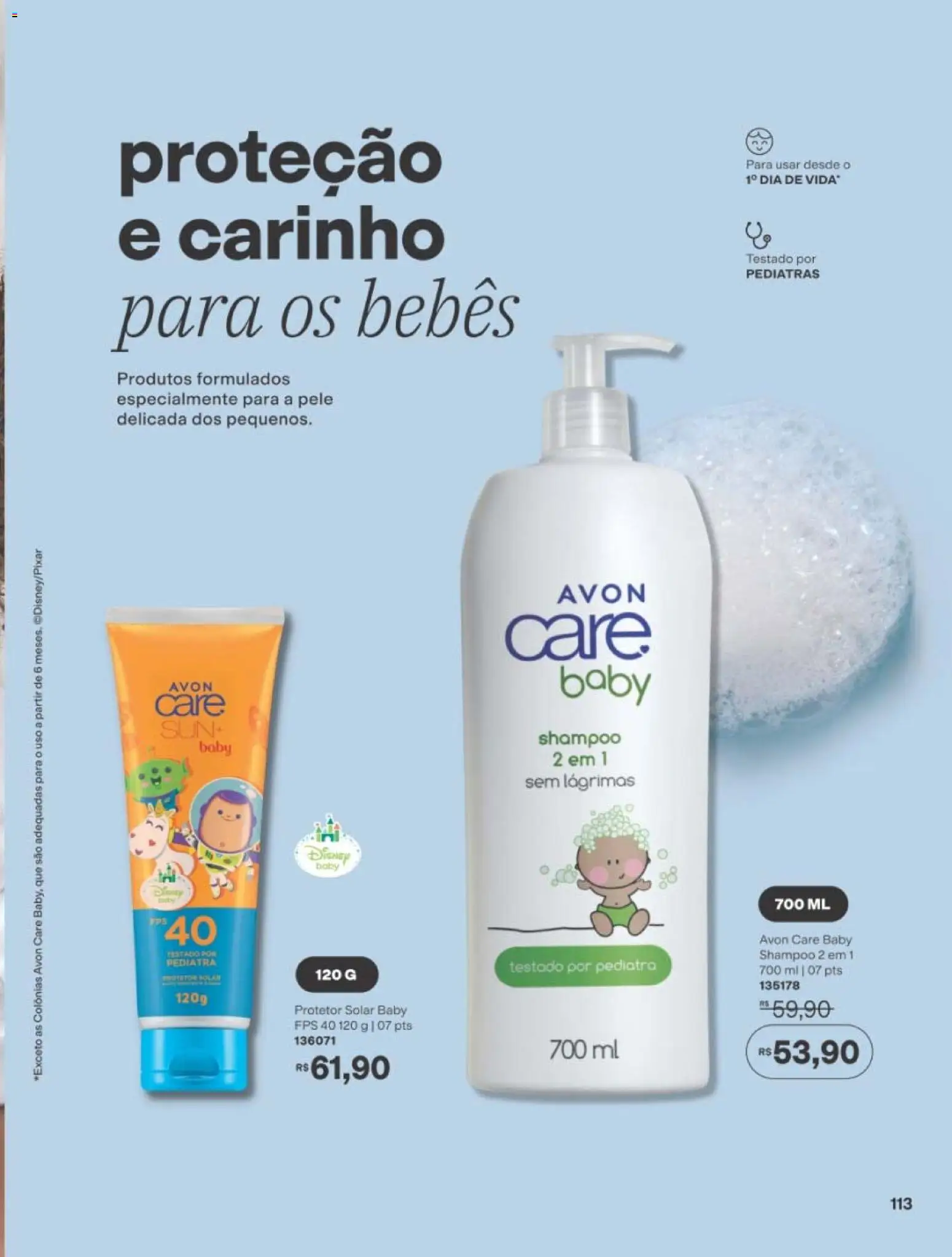 Avon Folheto - válido de 10/08/2026 | Página: 113 | Produtos: Shampoo, Protetor solar