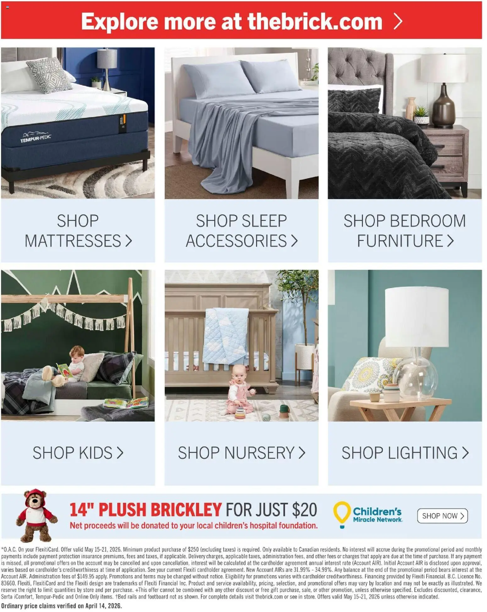The Brick flyer valid from 15.05.2026 | Page: 8 | Products: Bed