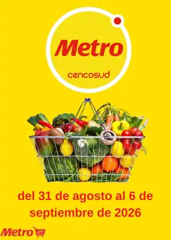 Vista previa de folleto Metro catálogo de la Metro válido desde 31/08/2026