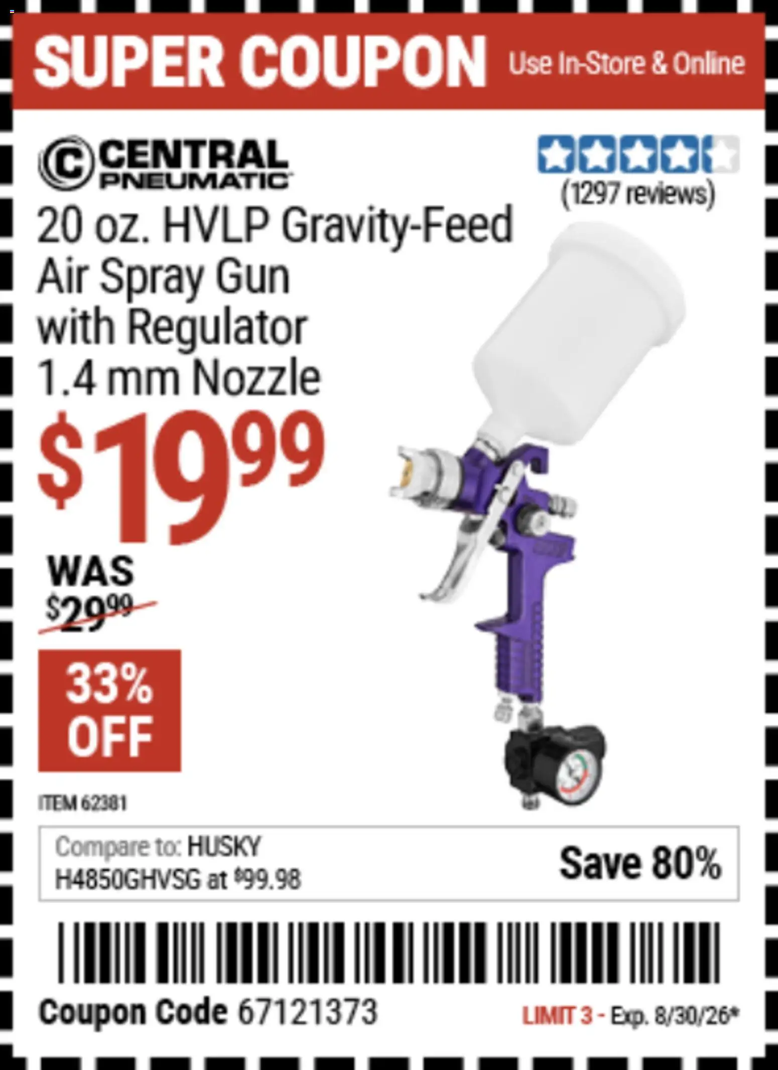 Harbor Freight Weekly Ad - valid from 08/17/2026 | Page: 8 | Products: Pneumatic, Gun
