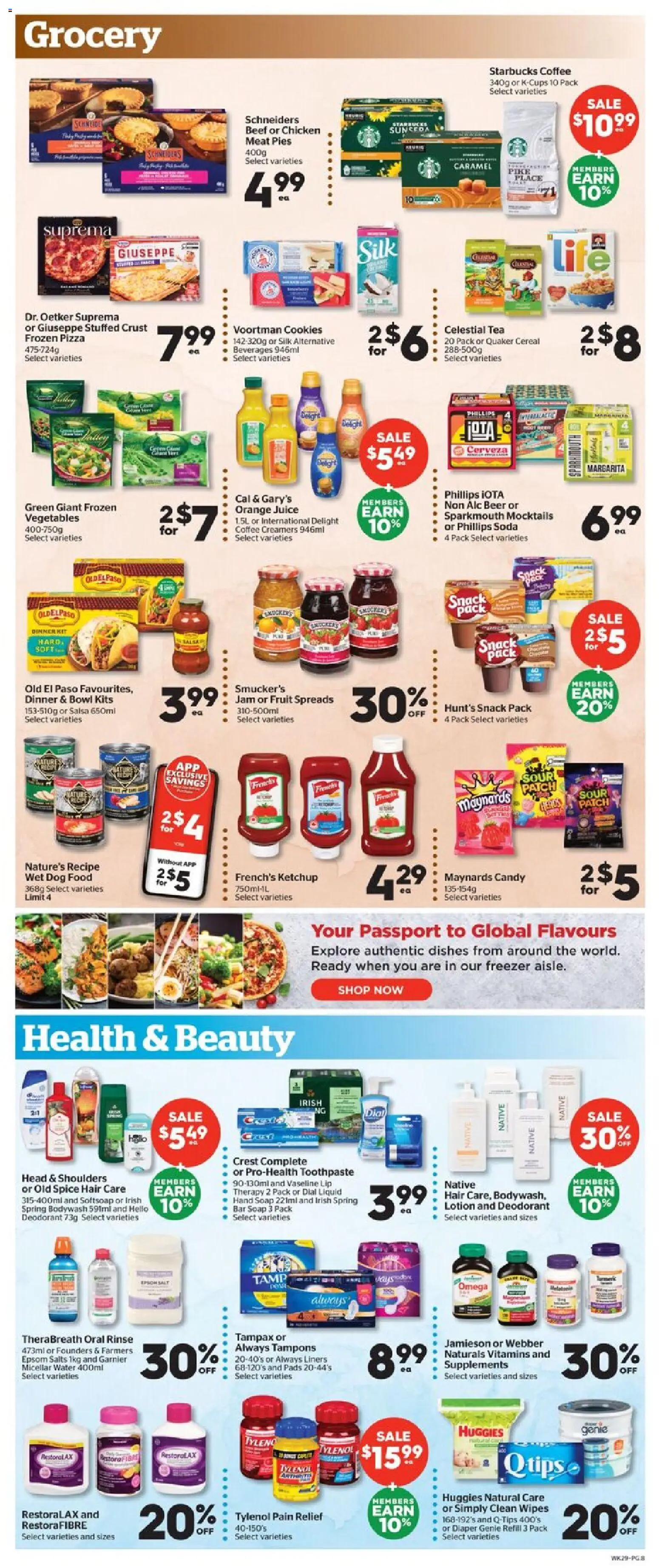Calgary Co-op flyer valid from 21.05.2026 | Page: 8 | Products: Tea, Cookies, Coffee, Juice