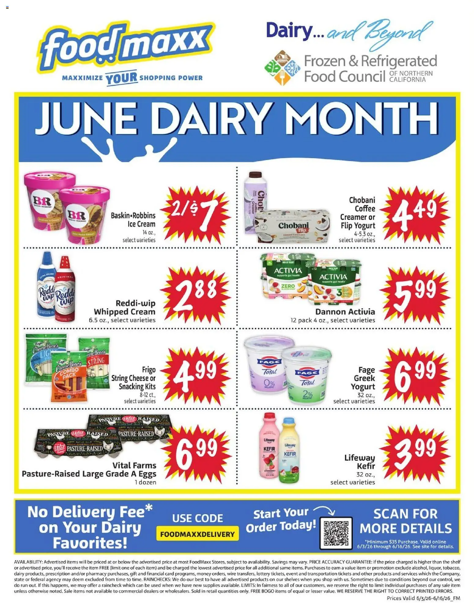 FoodMaxx Weekly Ad - NV - valid from 03.06.2026 | Page: 2 | Products: Shelf, Cheese, Yogurt, Coffee