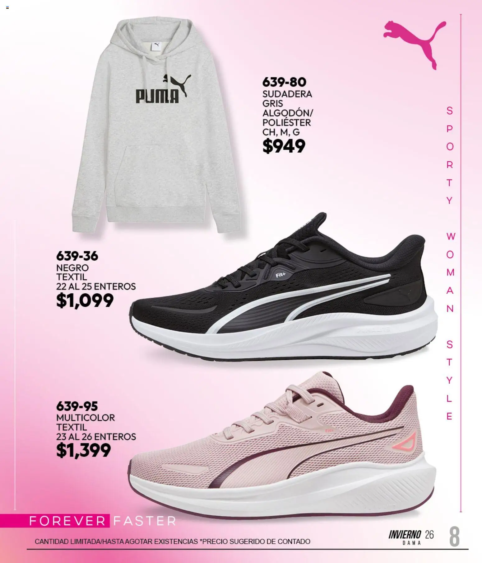 Nuevas ofertas de Cklass válidas en toda la República Mexicana desde el 11/09/2026. ¡Encuentra las mejores ofertas en Cklass catálogo Sportbrands Dama Invierno! | Página: 9 | Productos: Sudadera
