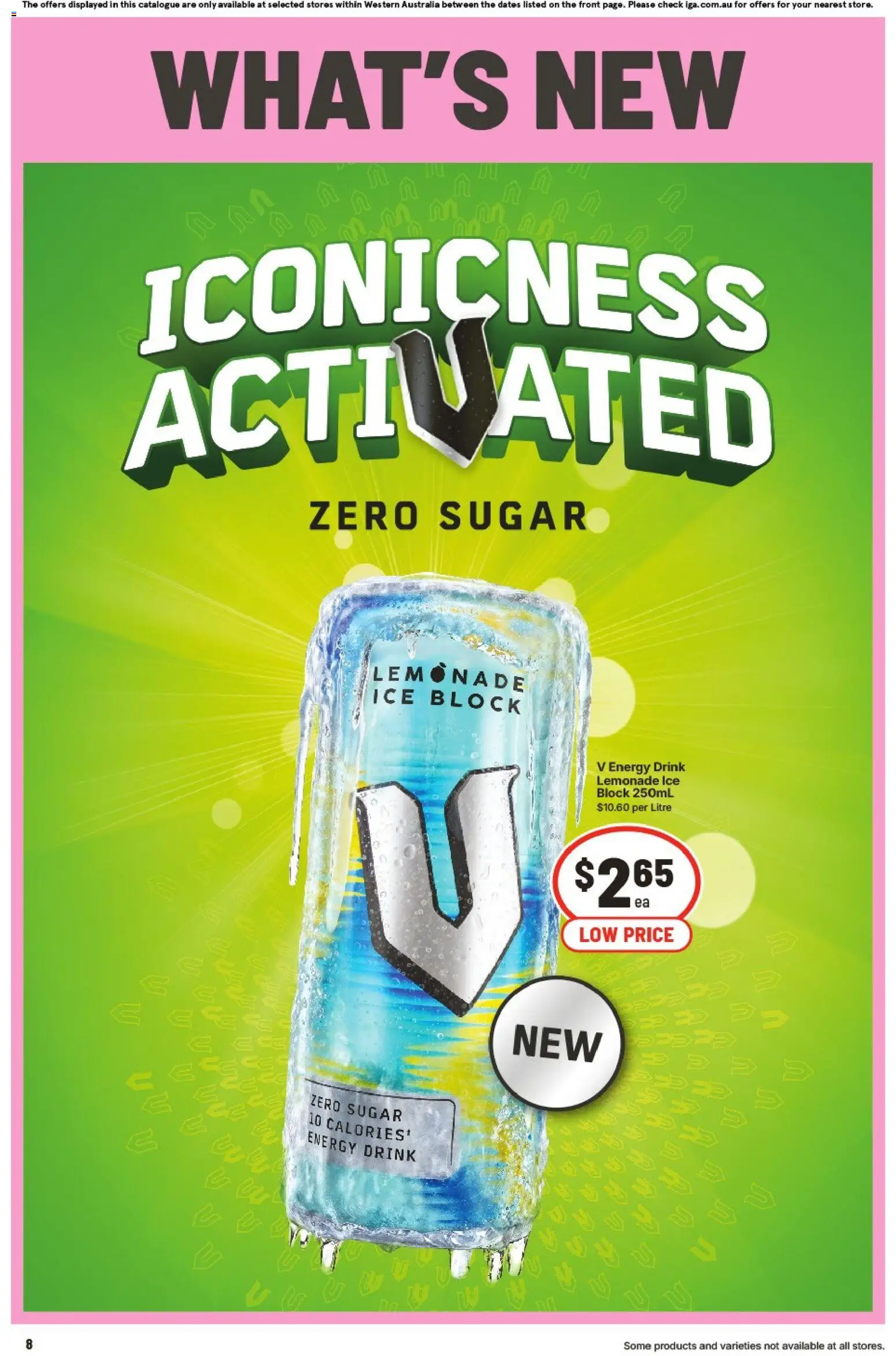 IGA catalogue - valid from 23/09/2026 | Page: 16 | Products: Energy drink, Sugar, Ice, Lemonade