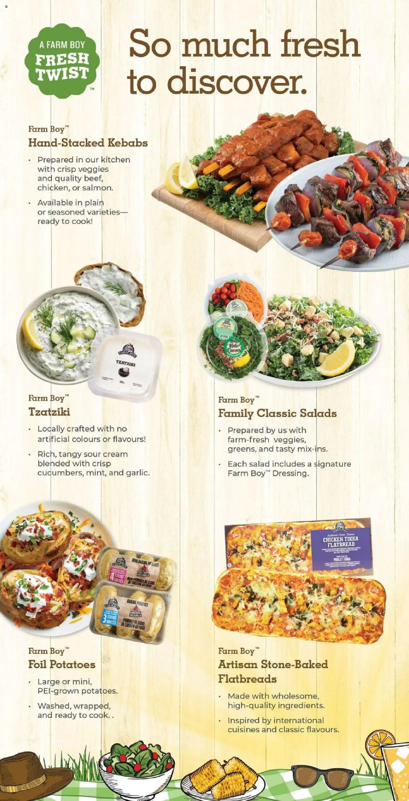 Farm Boy flyer valid from 14.05.2026 | Page: 5 | Products: Sour cream, Cream, Salad, Chicken