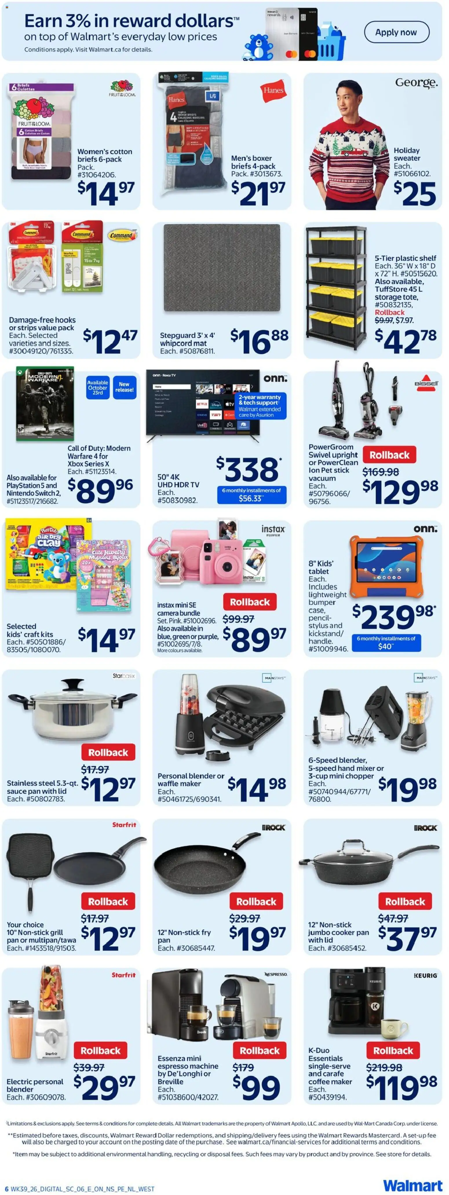 Walmart flyer valid from Oct 22, 2026 | Page: 9