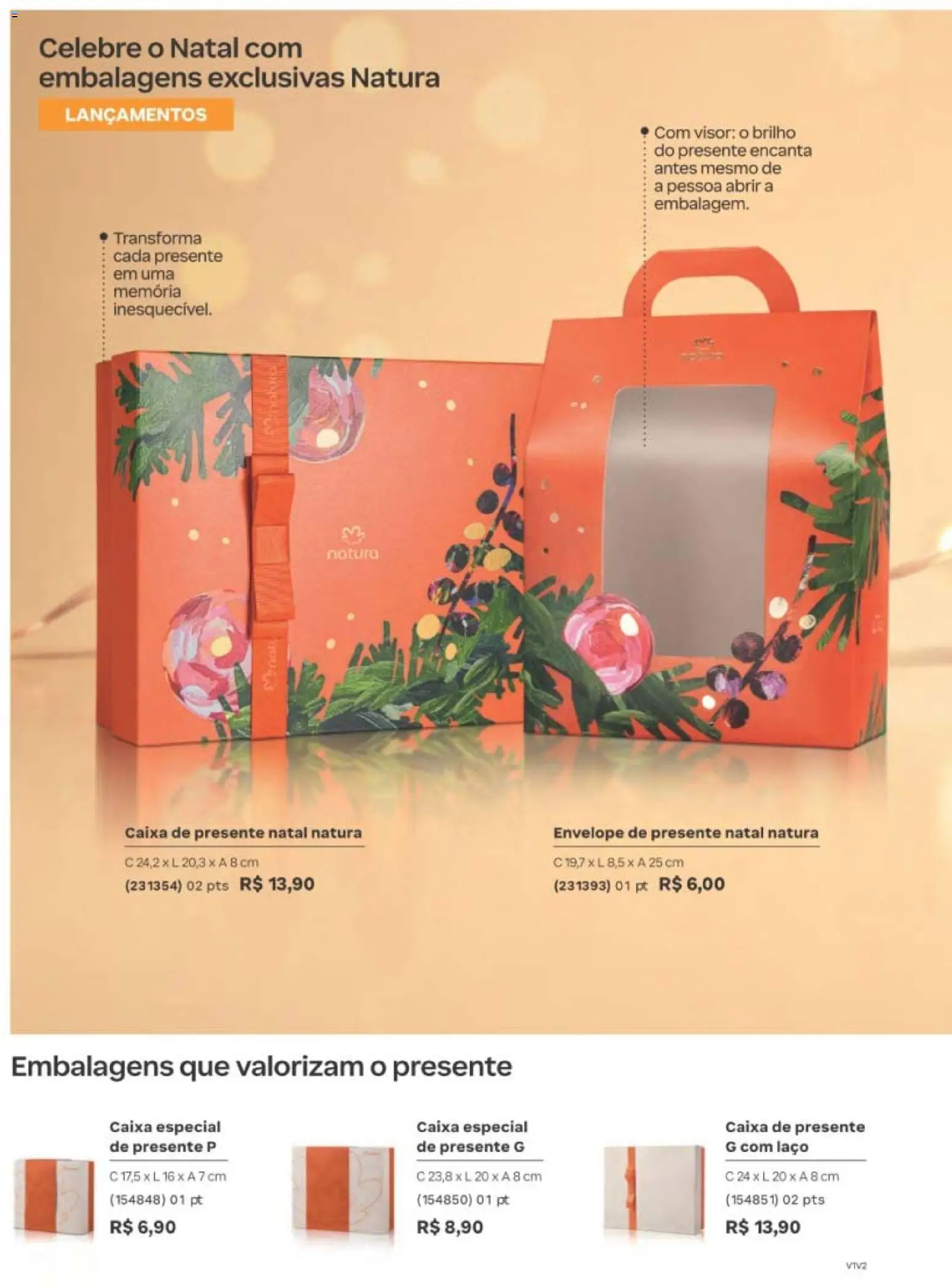 Natura Folheto - válido de 12/10/2026 | Página: 40 | Produtos: Caixa, Envelope