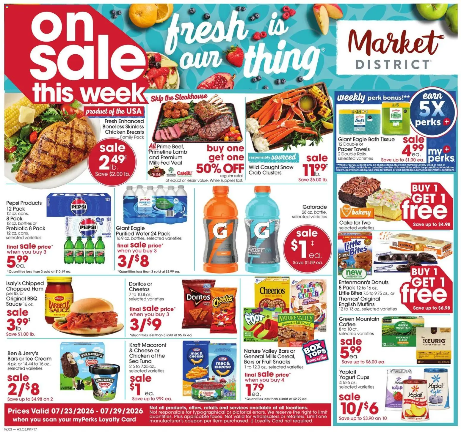 Giant Eagle - Weekly Sale - valid from 07/23/2026 | Page: 1